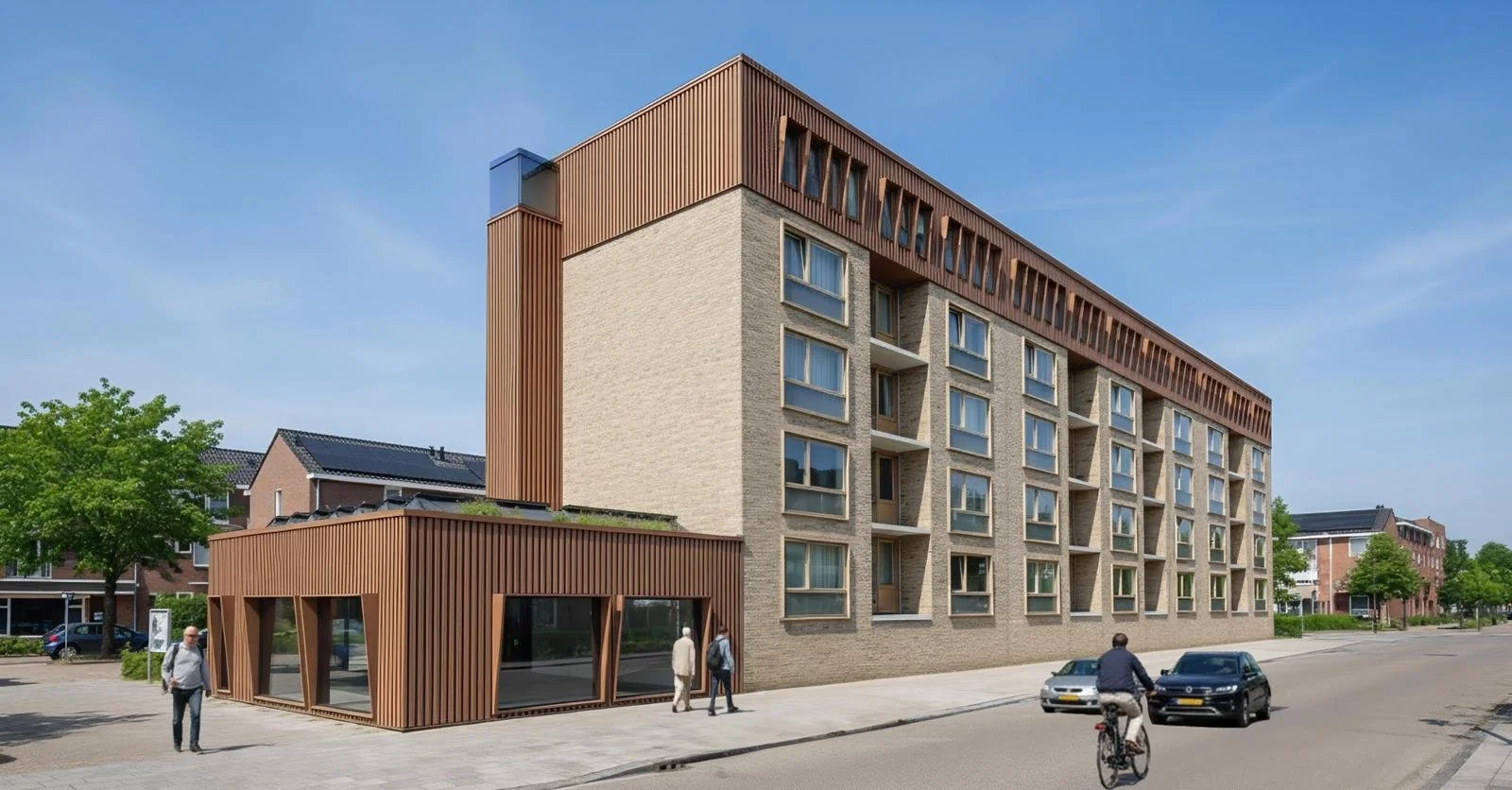 ARCh, Carmine Papa Architetti e Designers, Benut de Overruimte competition, Rooftop Extension Netherlands, Social Housing Intervention, Sustainable Architecture Netherlands, Housing Shortage Solutions, Benut de Overruimte Competition, Compact Residen