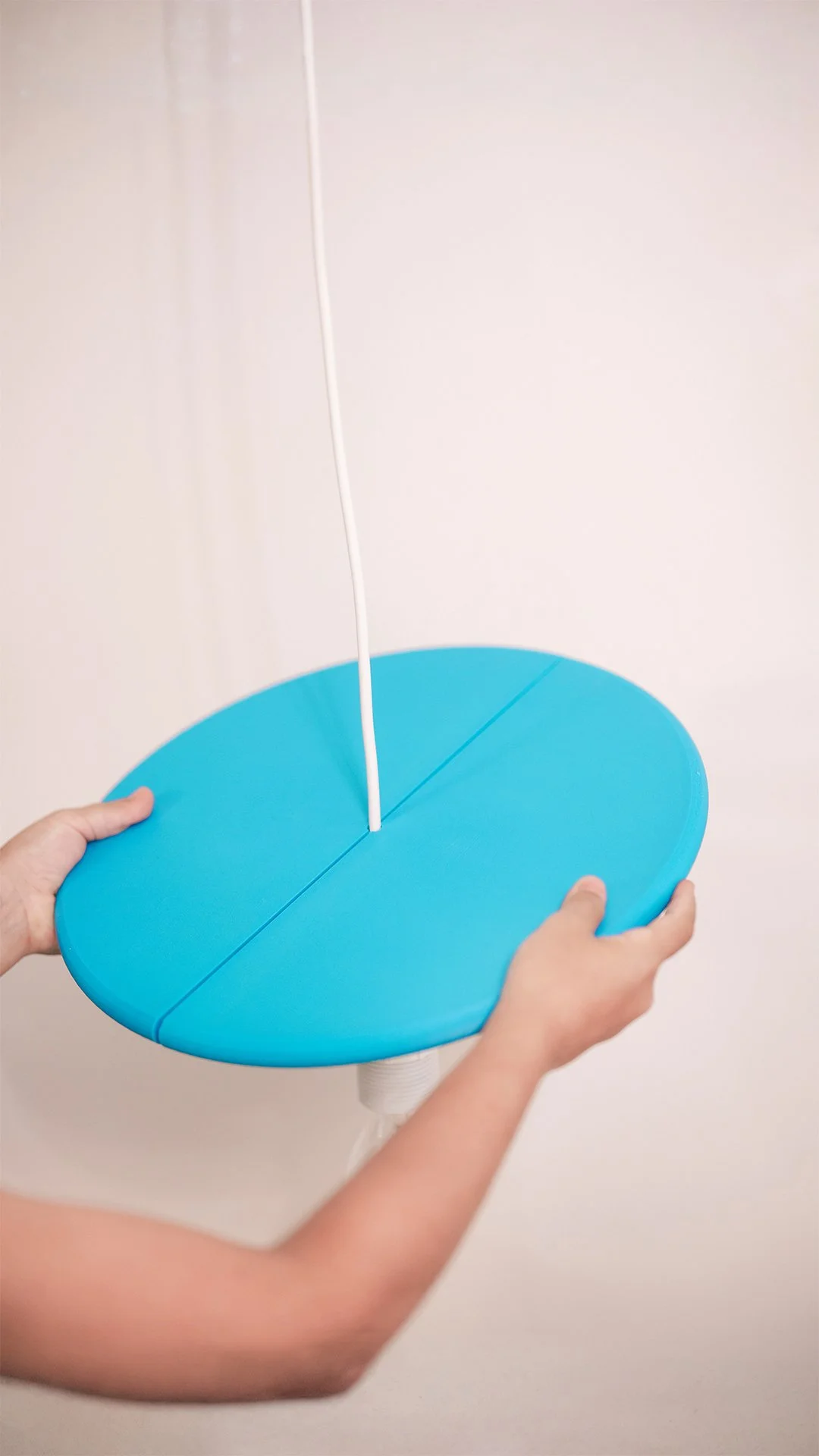 Click Lamp, ARCh, Carmine Papa, registered design, protected design, product design, lighting design, contemporary lighting, modular lighting, pendant lamp, pendant lighting, lampshade design, removable lampshade, 3D printed lampshade, 3D printing, r