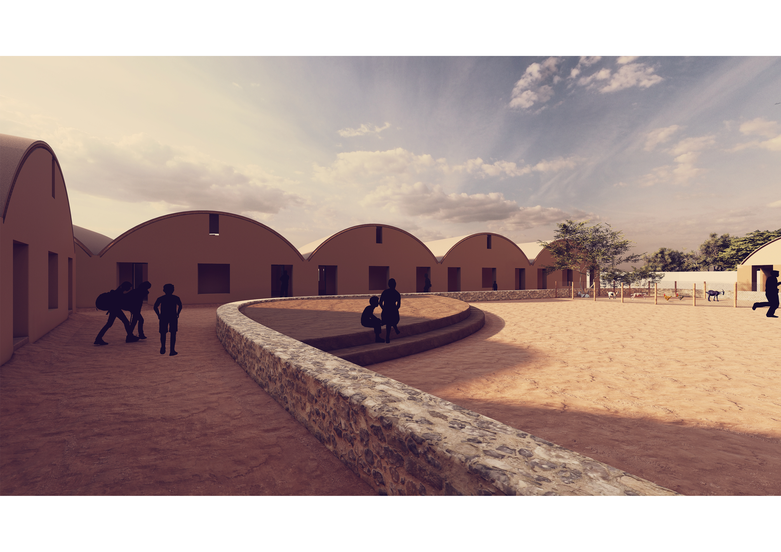 ARCh, Archstorming, Senegal Secondary School competition, Djilakh architecture project, secondary school design Senegal, sustainable educational architecture, humanitarian architecture, community hub design, international architecture competition, Ca