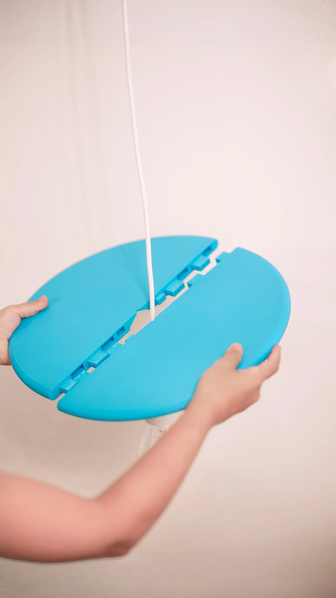 Click Lamp, ARCh, Carmine Papa, registered design, protected design, product design, lighting design, contemporary lighting, modular lighting, pendant lamp, pendant lighting, lampshade design, removable lampshade, 3D printed lampshade, 3D printing, r