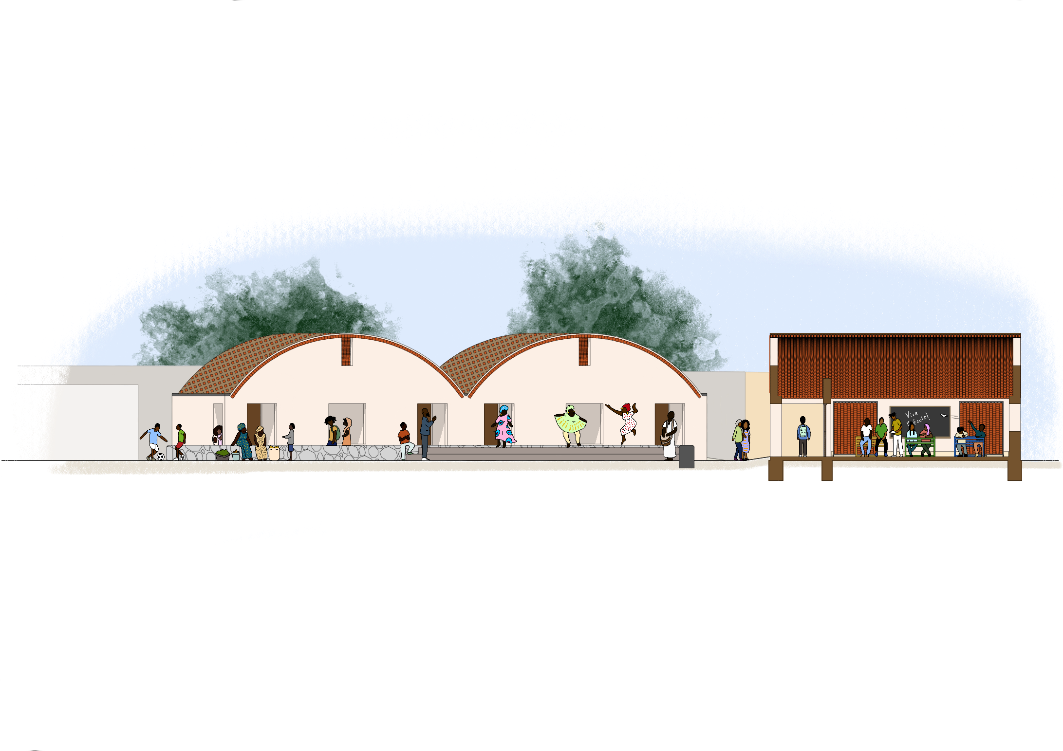 ARCh, Archstorming, Senegal Secondary School competition, Djilakh architecture project, secondary school design Senegal, sustainable educational architecture, humanitarian architecture, community hub design, international architecture competition, Ca