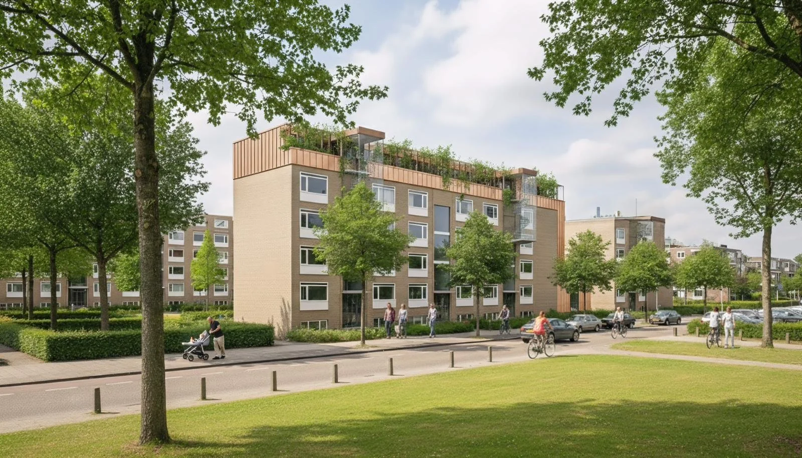 ARCh, Carmine Papa Architetti e Designers, Benut de Overruimte competition, Rooftop Extension Netherlands, Social Housing Intervention, Sustainable Architecture Netherlands, Housing Shortage Solutions, Benut de Overruimte Competition, Compact Residen