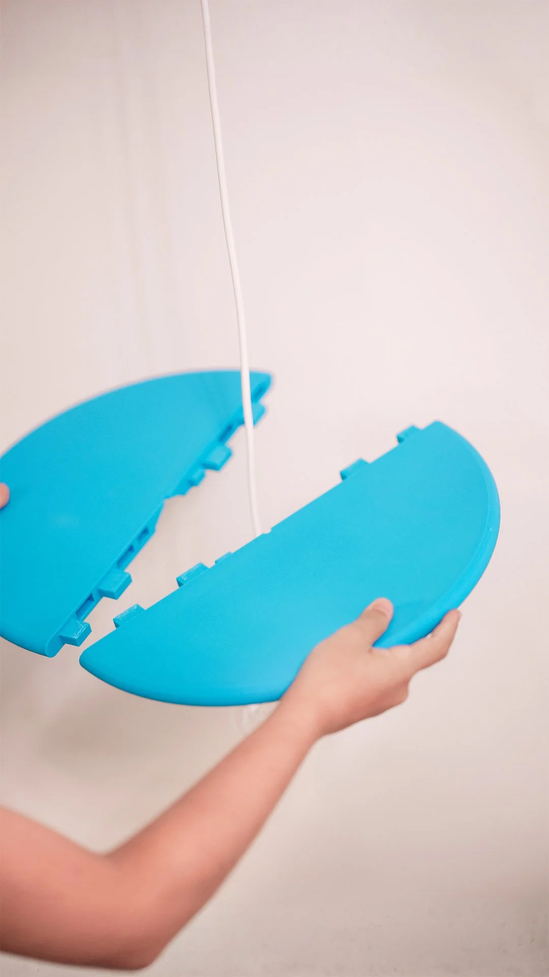 Click Lamp, ARCh, Carmine Papa, registered design, protected design, product design, lighting design, contemporary lighting, modular lighting, pendant lamp, pendant lighting, lampshade design, removable lampshade, 3D printed lampshade, 3D printing, r