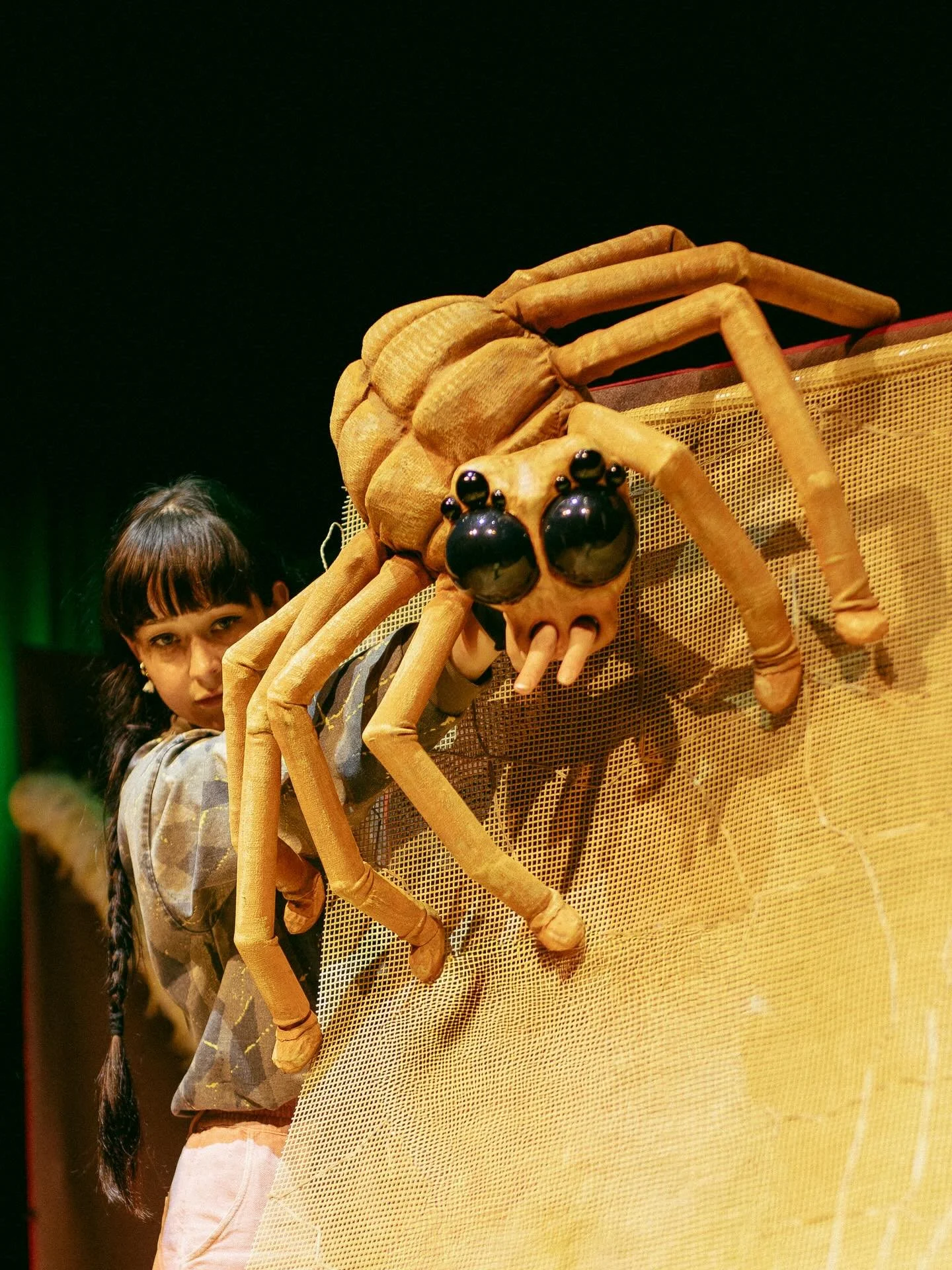 Gisteren ging De Strekstruis van @studio.ufo in premi&egrave;re @theaterkikker ! Met poppen en kostuums van mijn hand. Vandaag nog &eacute;&eacute;n keer te zien om 15u! 

📸 Geke Bosch

#kostuumontwerp #poppen #jeugdtheater #puppetry #poppentheater