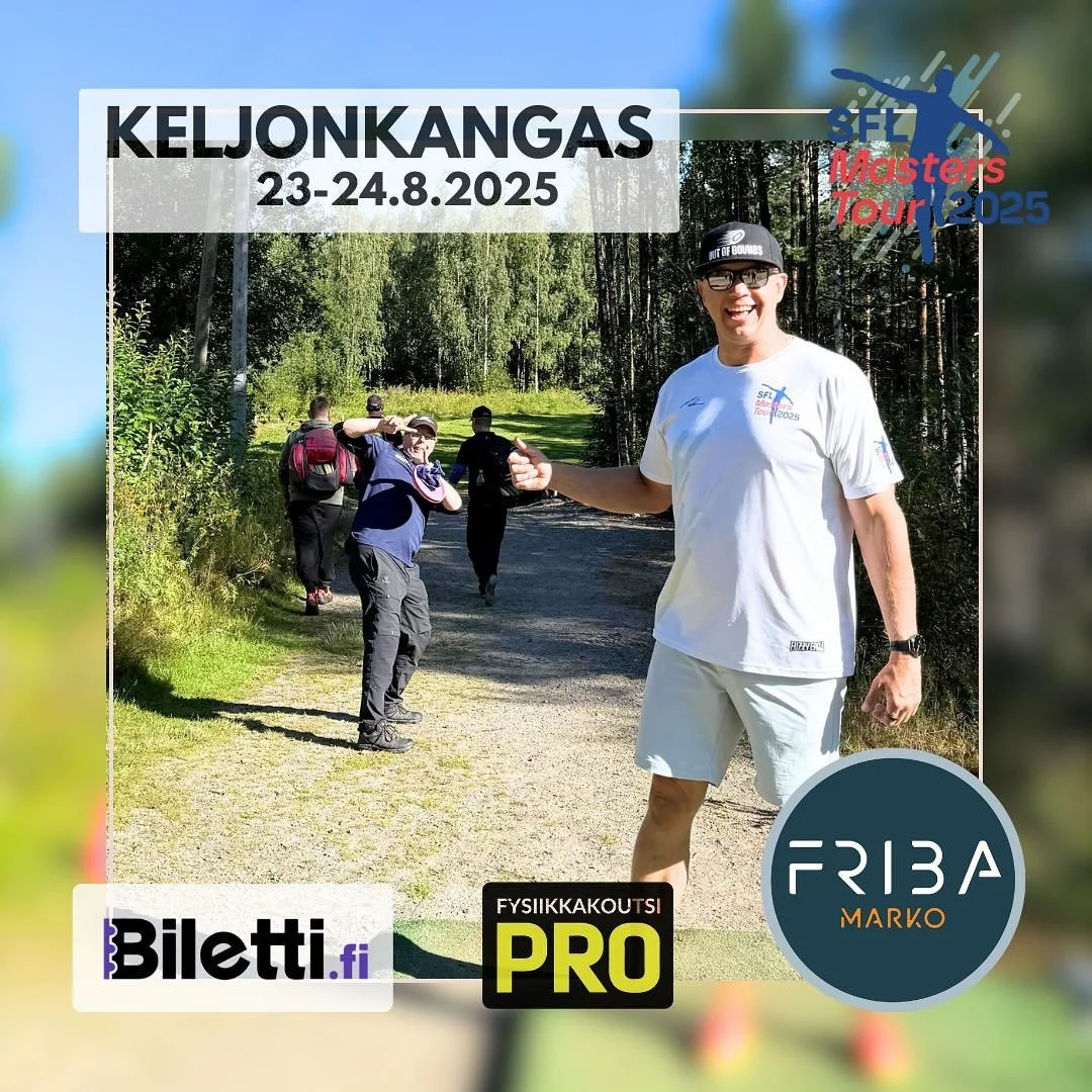 Viime viikonloppuna Masters Tour vieraili Jyvskyl&auml;n Keljonkankaalla. Viikonloppu vedettiin l&auml;pi p&auml;&auml;asiassa poutaisessa l&auml;hes tuulettomassa s&auml;&auml;ss&auml;. 

Kilpailu alkoi mainiosti ja olin ensimm&auml;isen kierroksen 