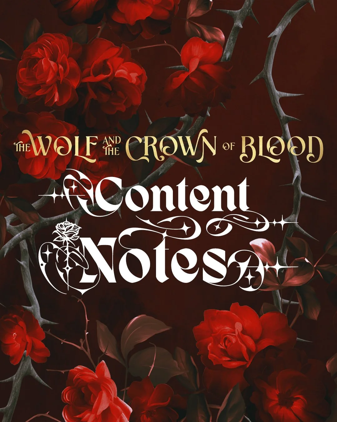 Dedicated content notes post for THE WOLF AND THE CROWN OF BLOOD.

I've seen some discussion around whether this is YA or appropriate for YA audiences, and I want to be very clear that I wrote this for 18+. While my other Elizabeth May books are okay