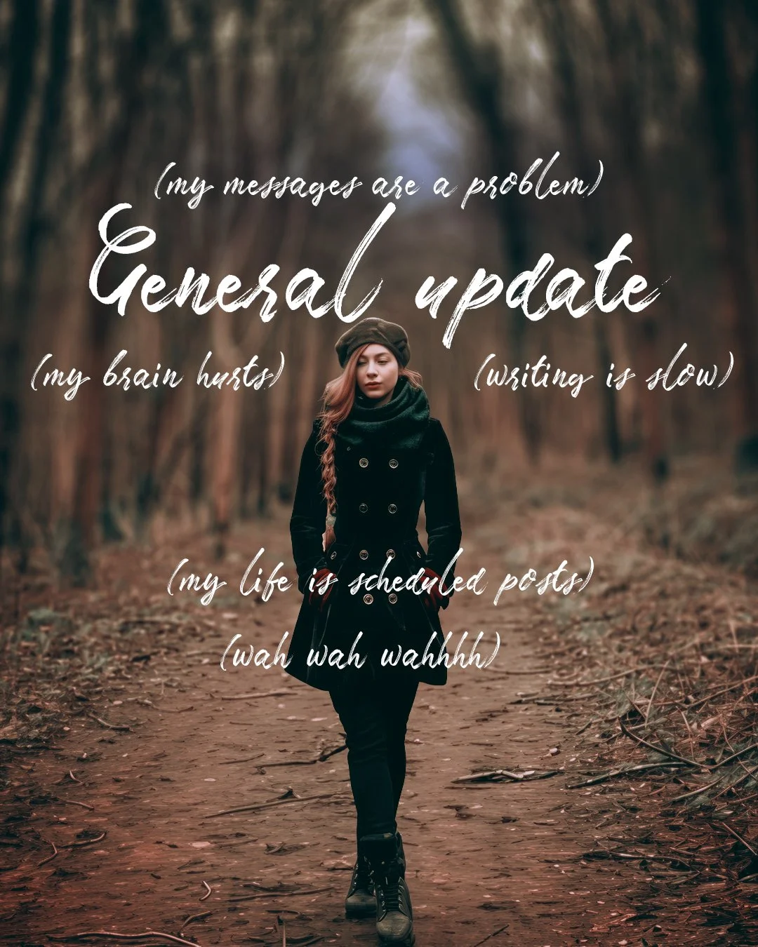 There comes a time in an author's life when they stare at their inbox like it's a cursed artefact, and friends, I have arrived at that moment. 

I do my best to keep up, but lately I've had problems with replying. Every book release comes with its ow