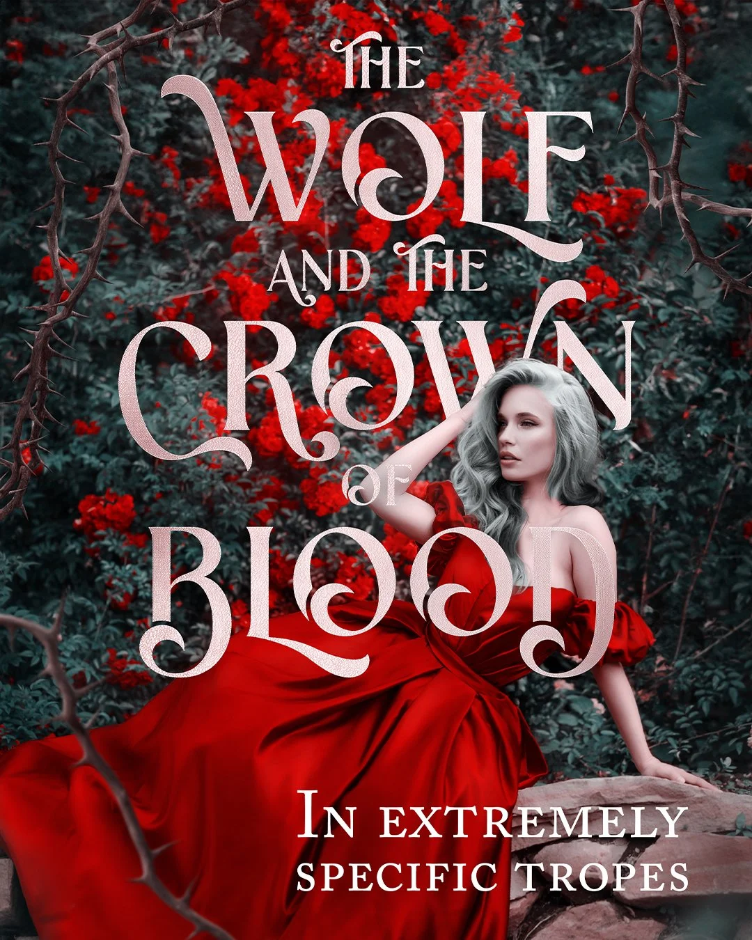 &quot;Stop using tropes to market your books&quot;
Me: no ❤️

🔥

THE WOLF AND THE CROWN OF BLOOD is a dark fantasy romance inspired by Eros/Psyche and Beauty and the Beast, about a royal family bound in a death pact to a god, and a princess who fall