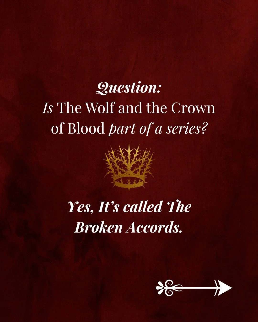 I answered your burning questions about THE WOLF AND THE CROWN OF BLOOD and its sequels, spoiler free. ❤️

Back to my writing cave for book 2 😘

[ #thewolfandthecrownofblood #romantasy #darkromance ]