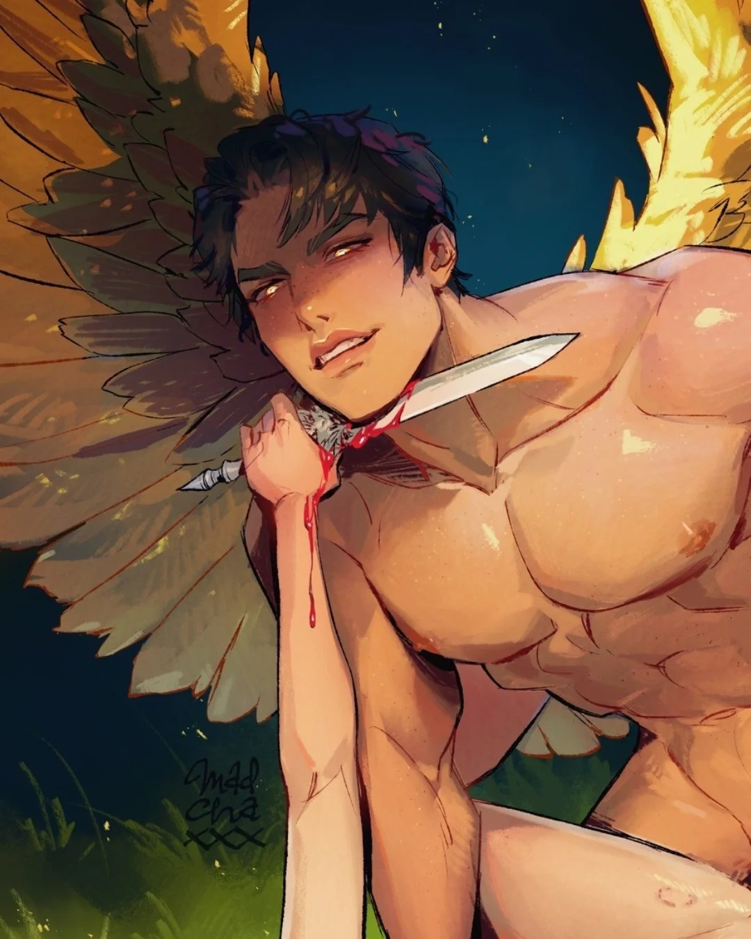 &ldquo;Does a knife at your throat turn you on, Wolf?&rdquo;
&ldquo;You with a knife at my throat turns me on. And it&rsquo;s a reminder of what we are to each other. We&rsquo;ll always exist on either side of this blade. No catching feelings, not ev