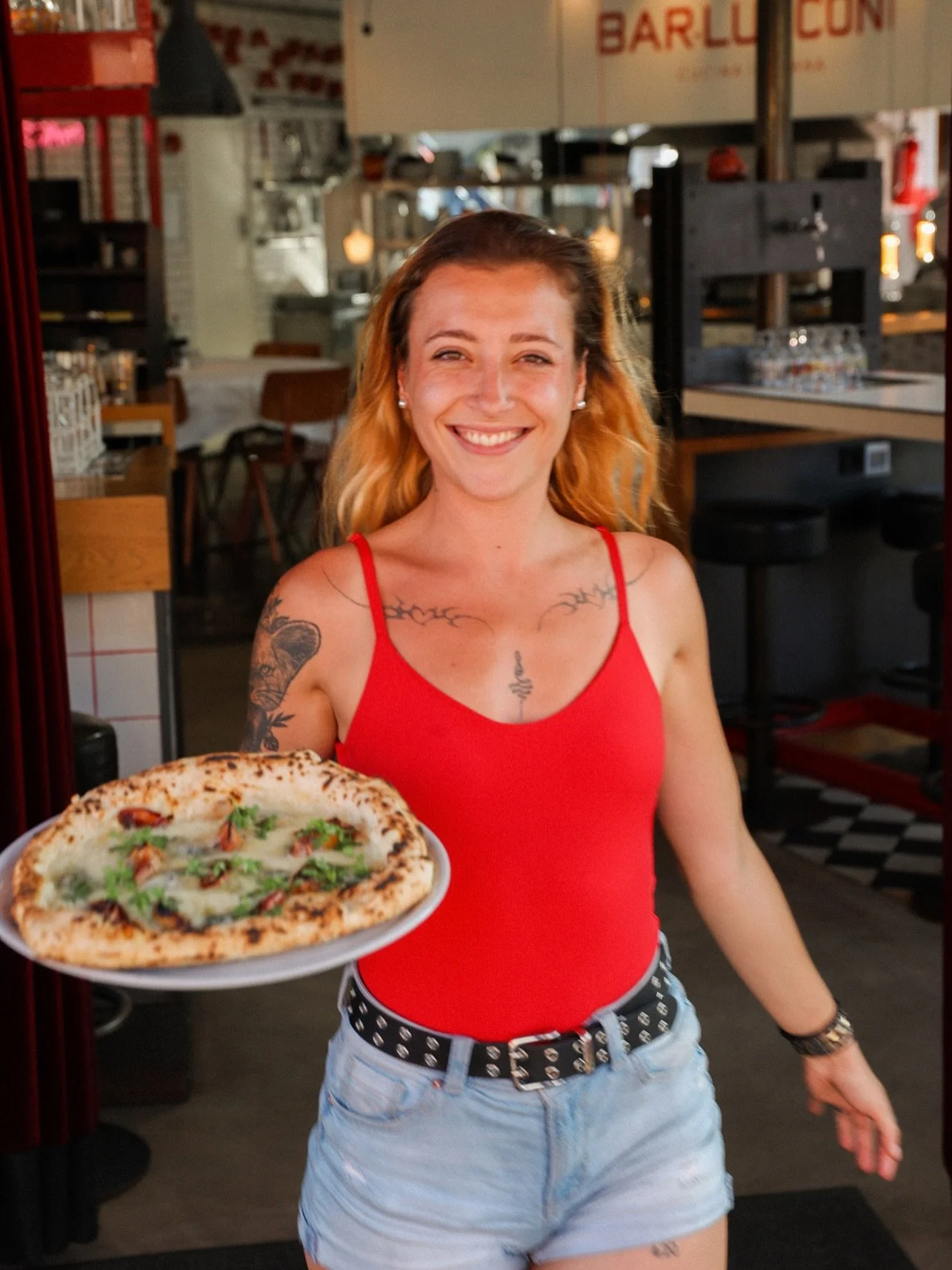 Friday = Aperitivo + Pizza = Happiness 🇮🇹🍕⁣
We&rsquo;re ready. Are you?⁣
⁣
BAR.LUSCONI is serving smiles &amp; slices all day.⁣
.⁣
.⁣
.⁣
.⁣
#barlusconiamsterdam #fridayvibes #aperitivotime #pizzaparty #italianflavors #mercatorplein #amsterdamwest 