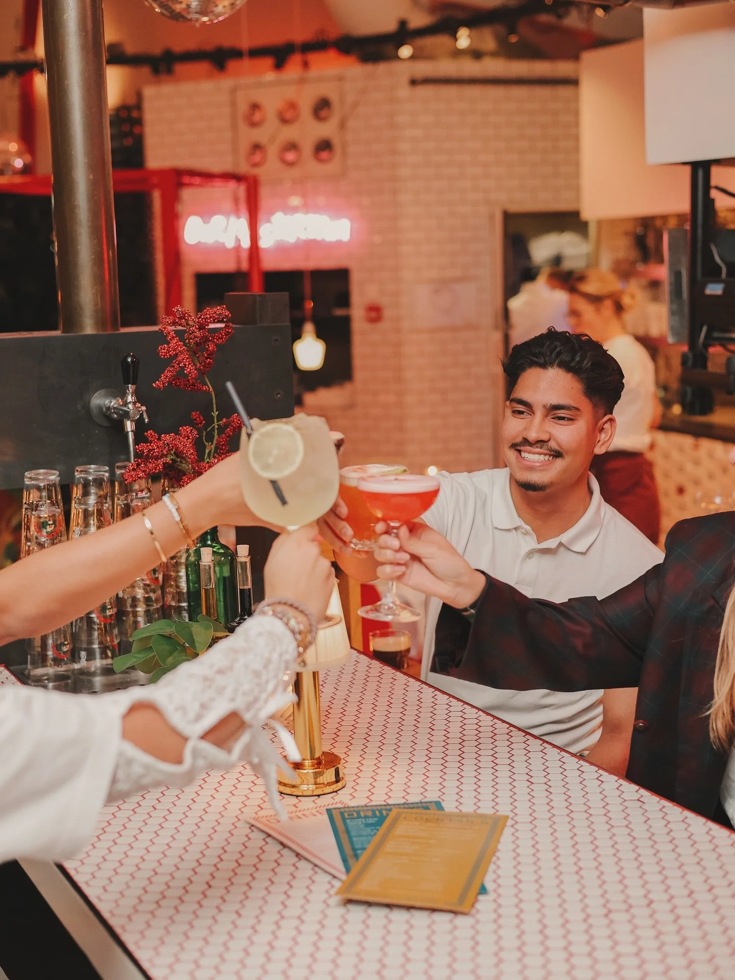 Cocktails, company &amp; clinks all around, but make it ADE. 🍸🎶⁣
From your first sip to your last dance, nights at BAR.LUSCONI hit different this week.⁣
⁣
In town for Amsterdam Dance Event?⁣
We&rsquo;ve got special cocktail deals from 22&ndash;26 O