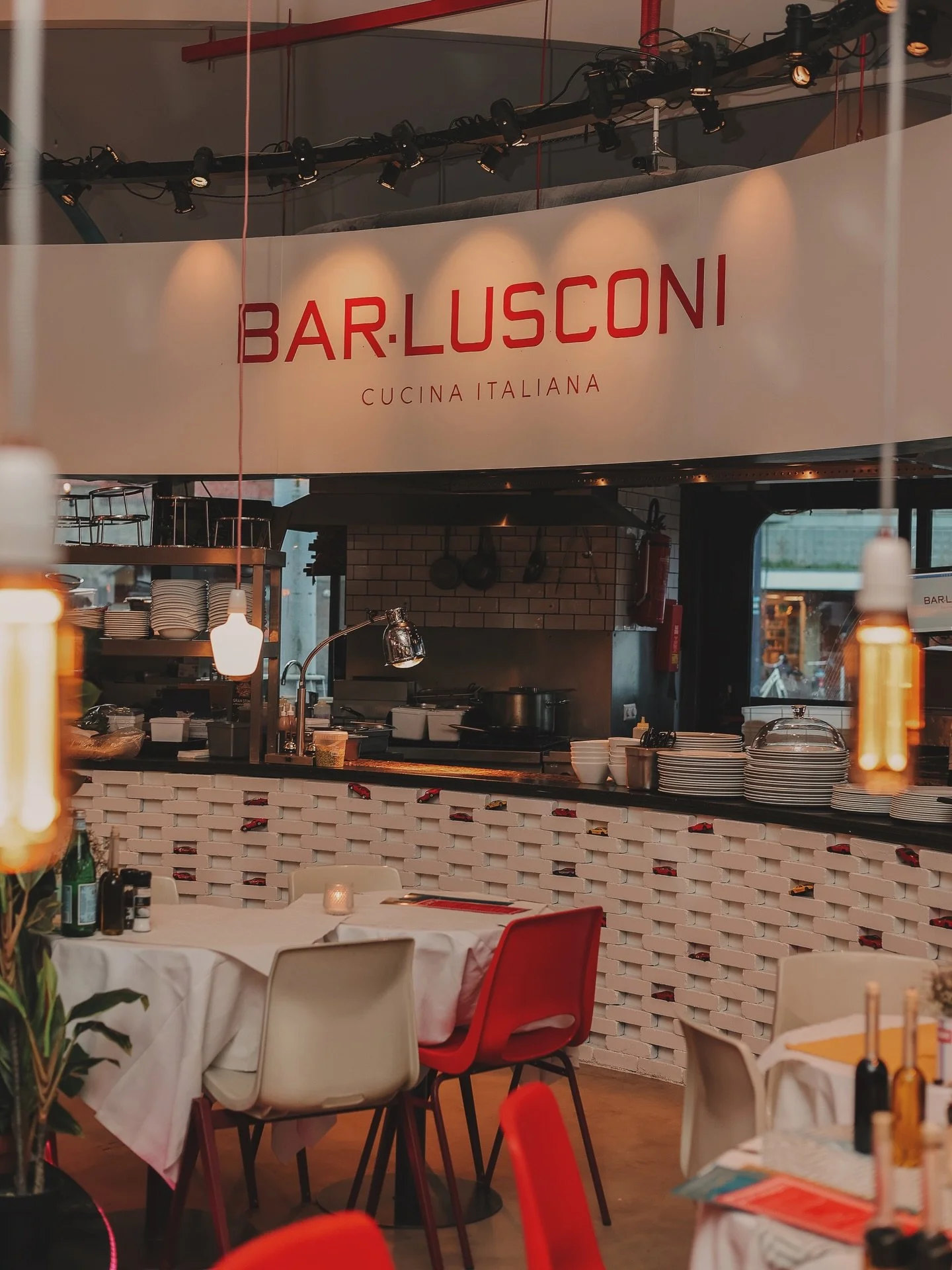 Step into our cucina italiana 🍝✨⁣
From open kitchen vibes to cosy corners and fast red cars on the wall,  BAR.LUSCONI is where your Italian cravings meet their match.⁣
⁣
Whether it&rsquo;s a quick lunch, romantic dinner, or group celebration: we&rsq