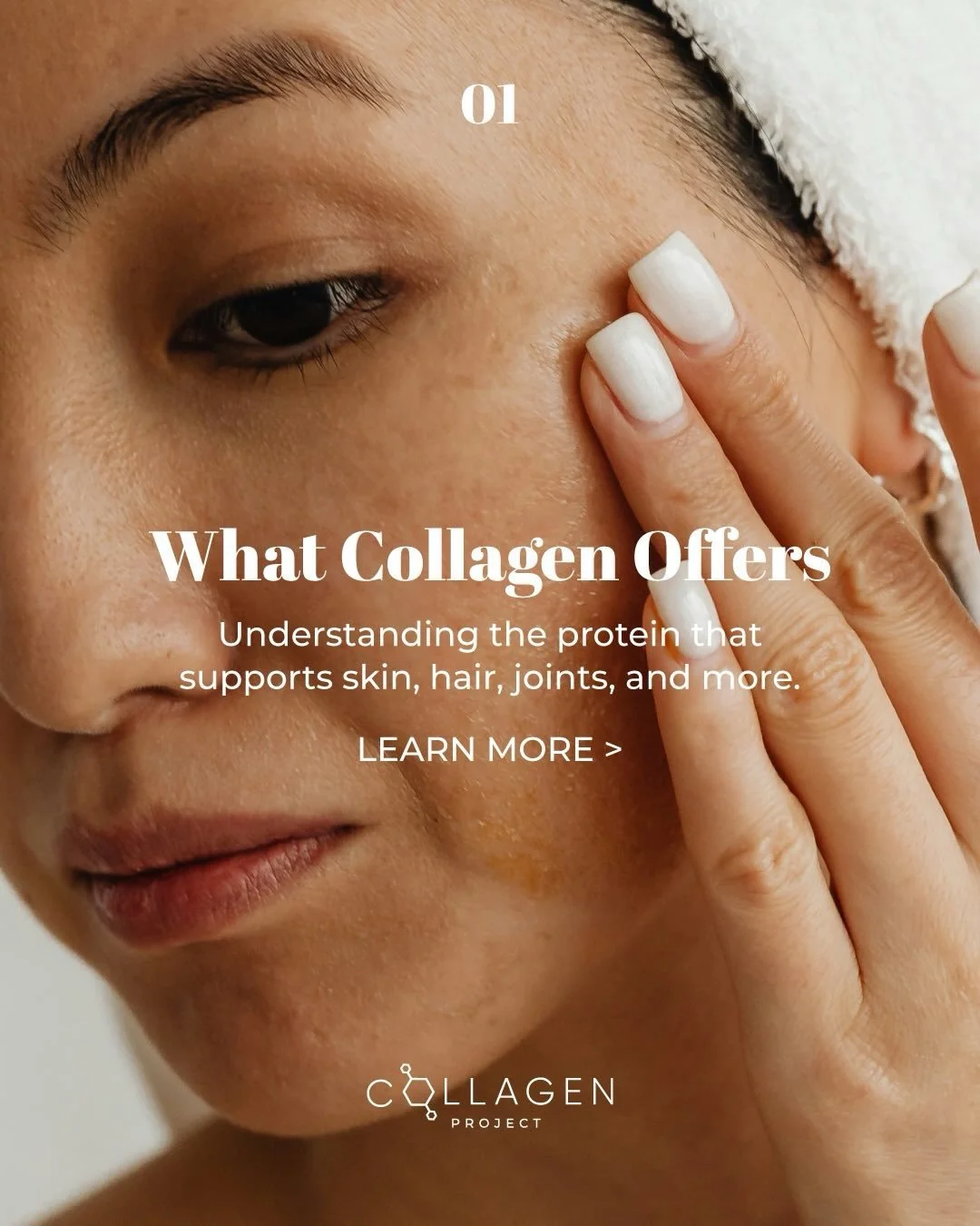 Collagen is the foundation. ✨
But how you support it daily? That&rsquo;s where the difference happens.

After our mid-20s, natural collagen production slowly declines &mdash; influenced by stress, sun, lifestyle, and time. Supporting it consistently 