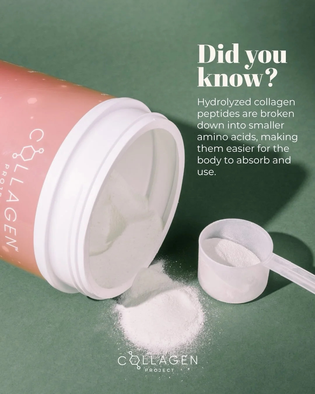 Did you know? ✨ Collagen isn&rsquo;t just about glowing skin&mdash;it plays a key role in supporting stronger hair and healthier nails, too.

As we age, our natural collagen production declines&mdash;which can show up as thinning hair, brittle nails,