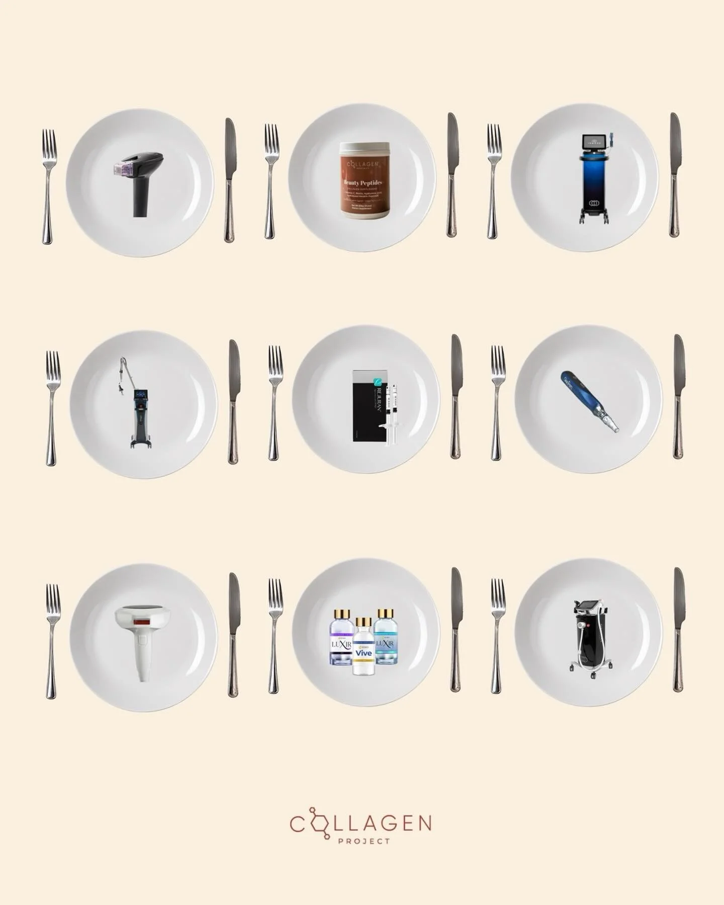 Choose your collagen menu 🍽️✨

From treatments to topicals to what you take daily&hellip; every choice adds up to your glow.

Because real results aren&rsquo;t just one thing it&rsquo;s the full routine.

What are you ordering first? 💭

#CollagenPr