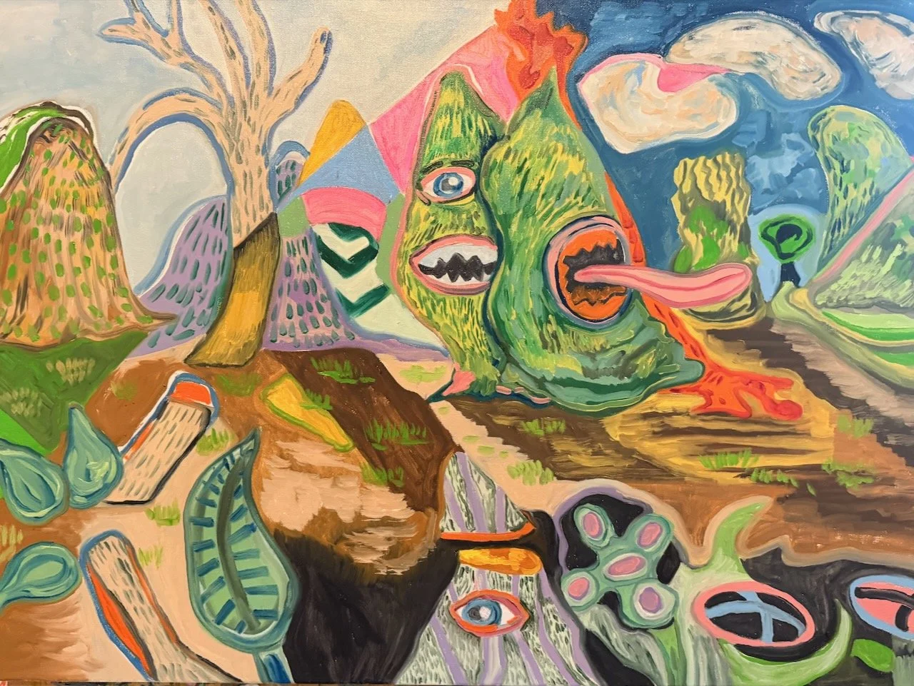 Madgarden II, 24x36", $1800