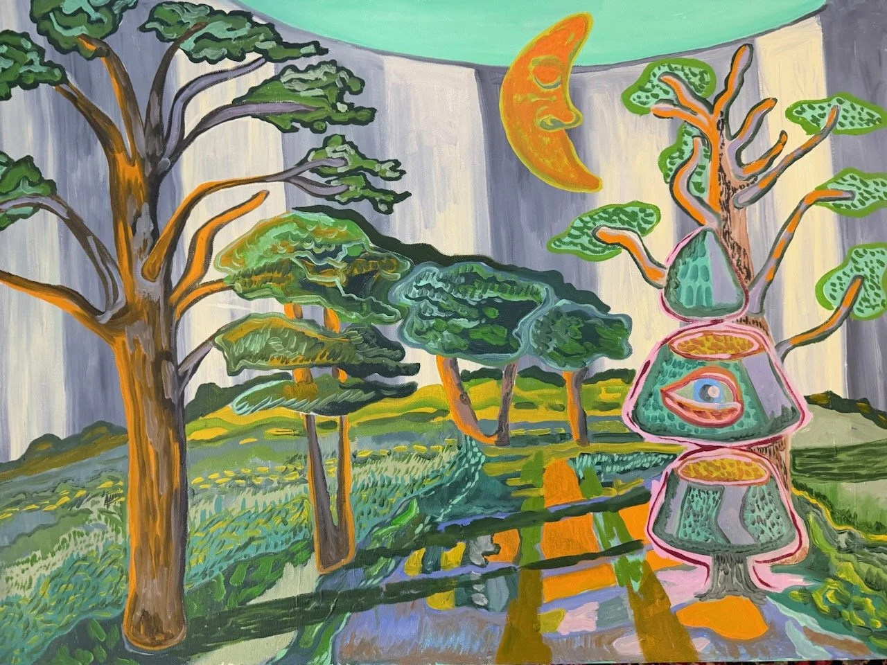 With the Survivors, 24x36", $1800