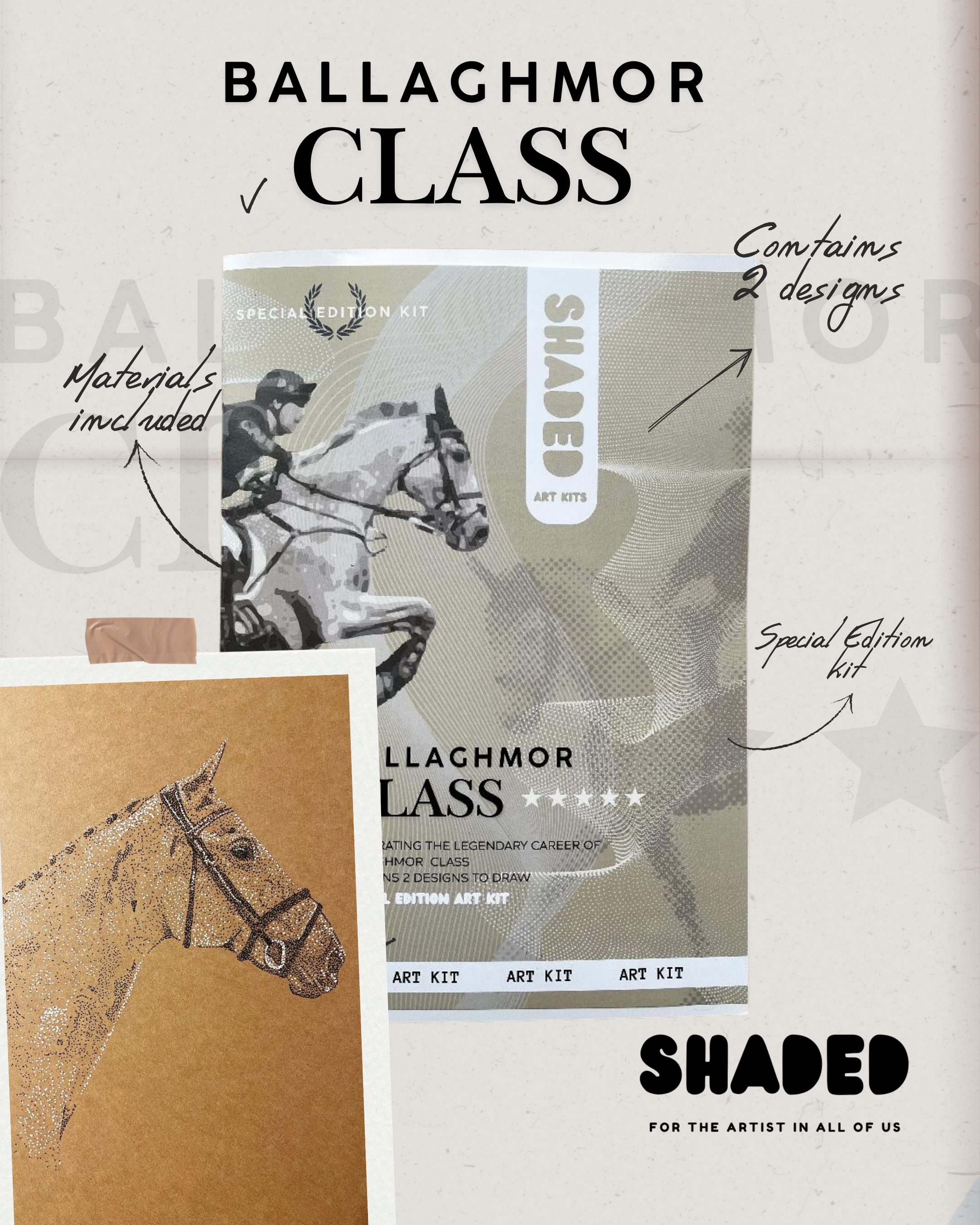Equestrian (Ballaghmor class) Art Kit