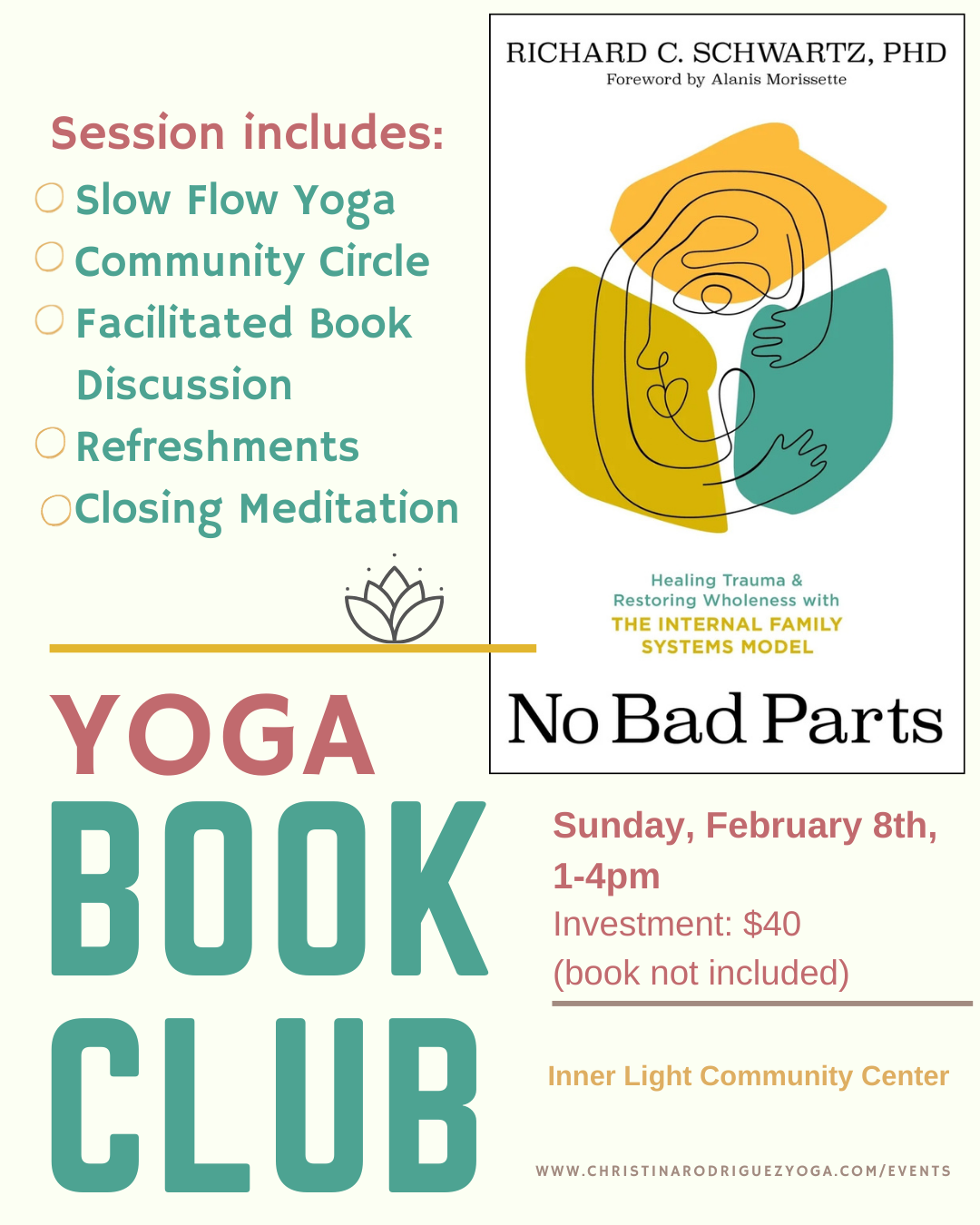 Yoga Book Club: No Bad Parts