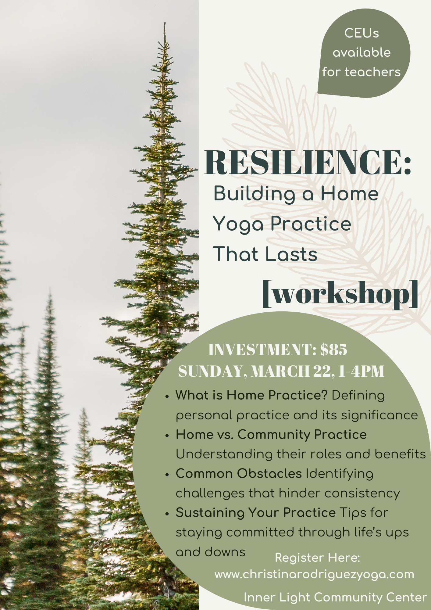 Resilience Workshop: Building a Home Yoga Practice That Lasts