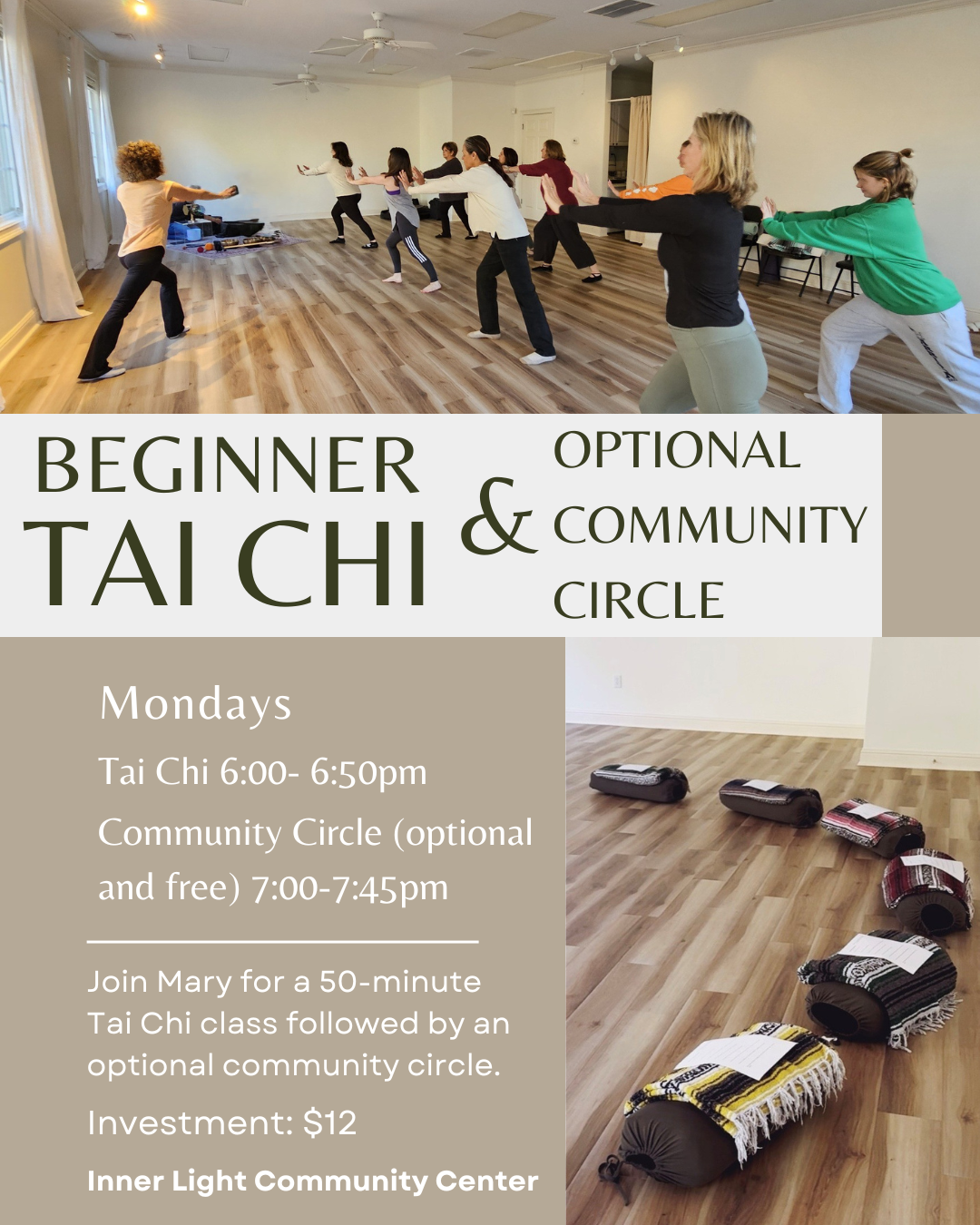 Beginner Tai Chi and Community Circle 