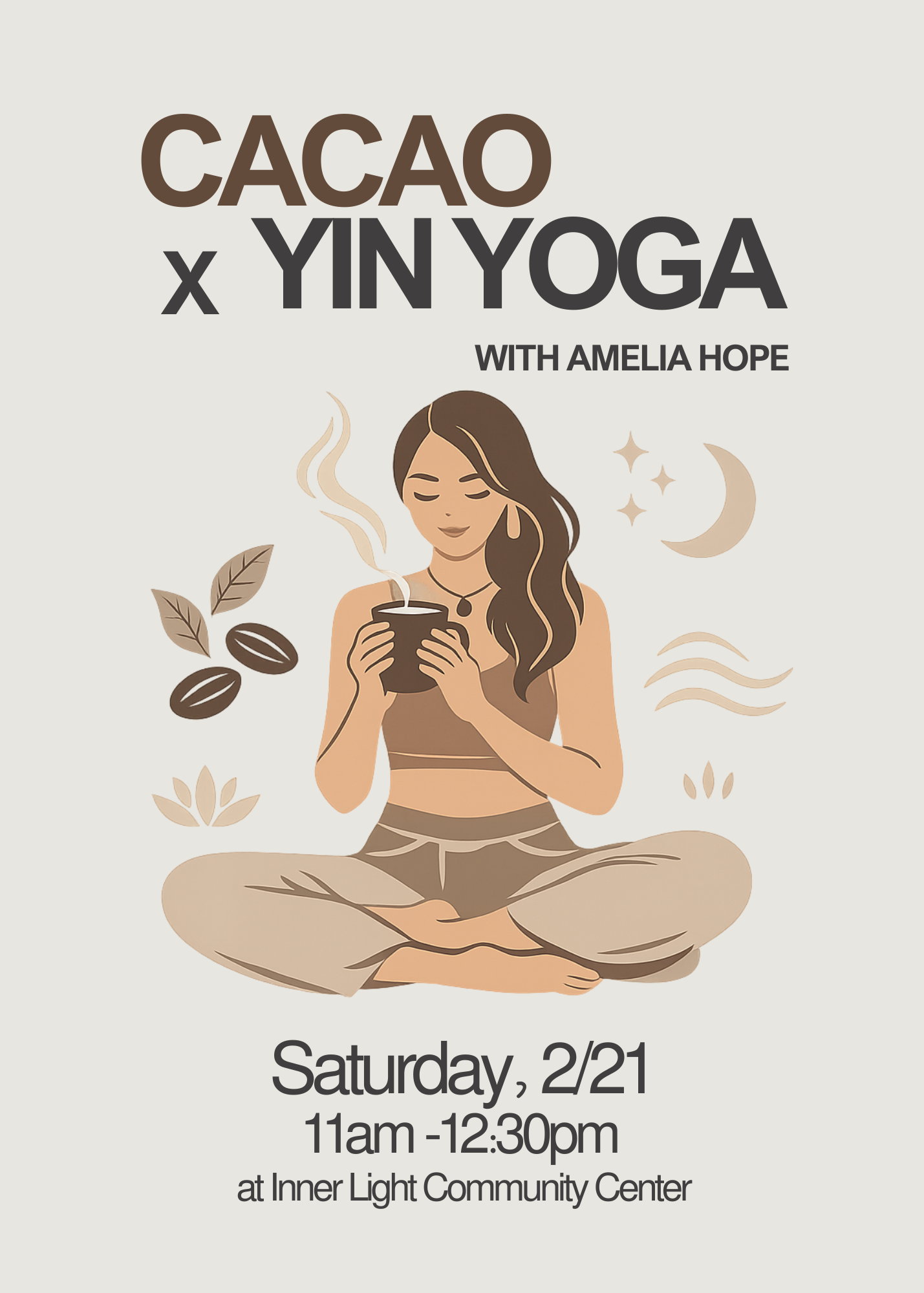 Cacao x Yin Yoga Circle
