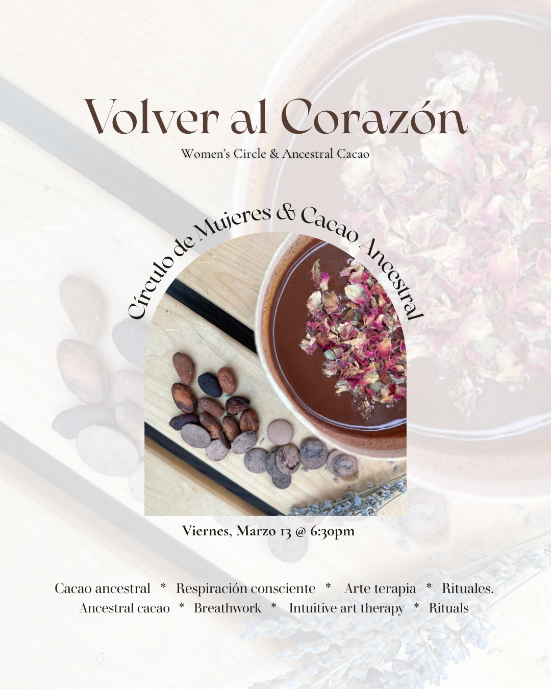 Volver al Corazón, Women's Circle & Ancestral Cacao