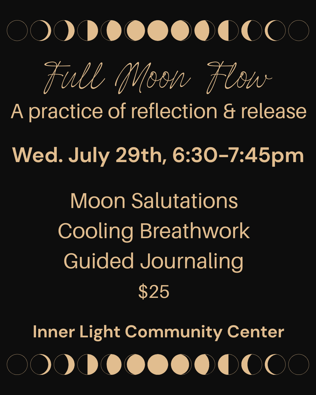 Full Moon Flow: A Practice of Reflection & Release