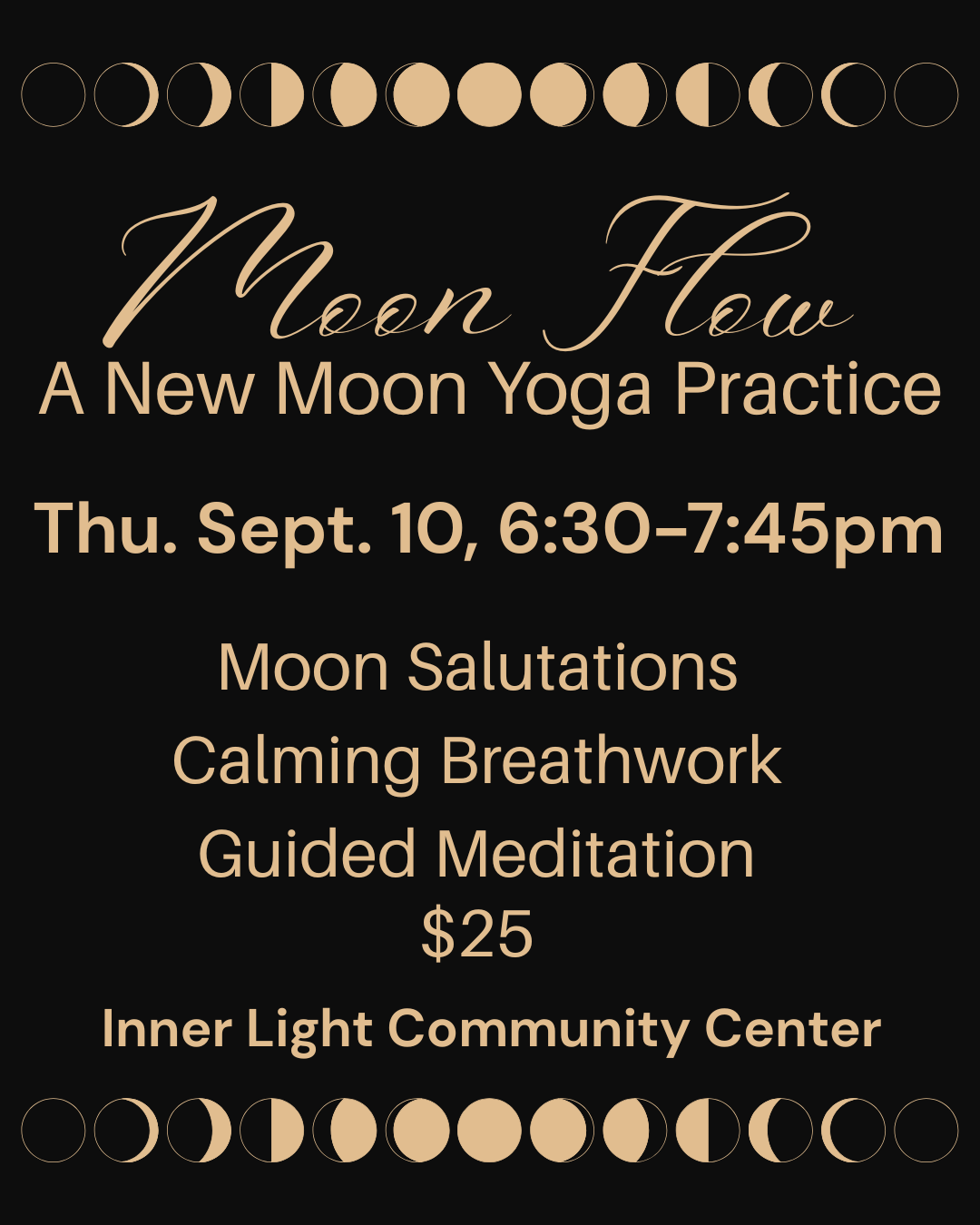 Moon Flow: A New Moon Yoga Practice