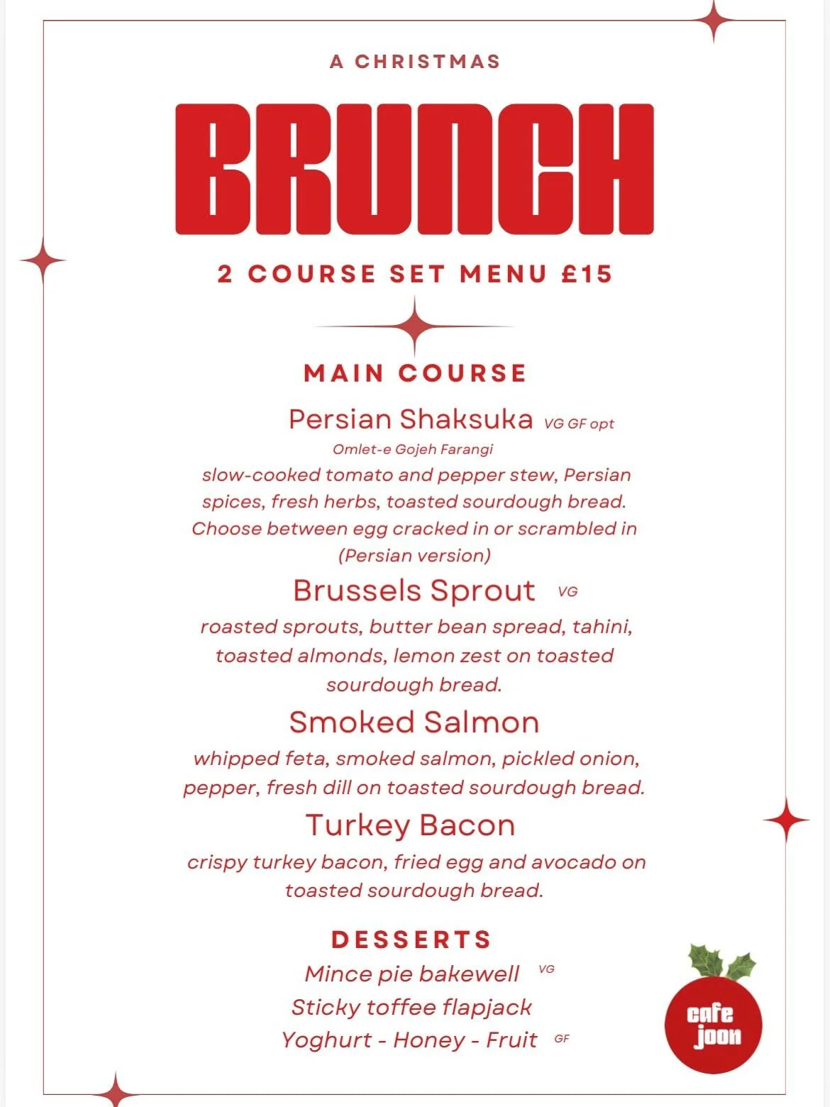 it&rsquo;s time

fancy a christmas do AWAY from the pubs or late nights? we&rsquo;ve got you 🫂

with both our upstairs AND downstairs space we can cater for large groups and gatherings and would love to see you all 

our mouthwatering persian inspir