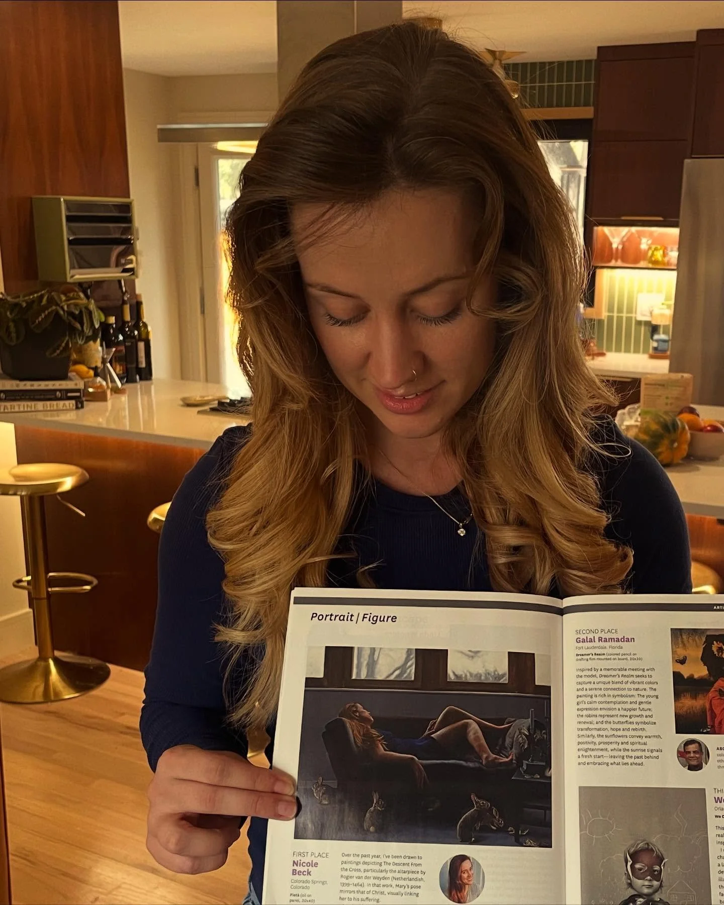 So honored to be chosen for First place in the Portrait/Figure category in @artistsnetwork &ldquo;Artists to Watch&rdquo; competition for my painting &ldquo;Pieta&rdquo;! This piece is currently on display at @thelookupgallery in Colorado Springs :)