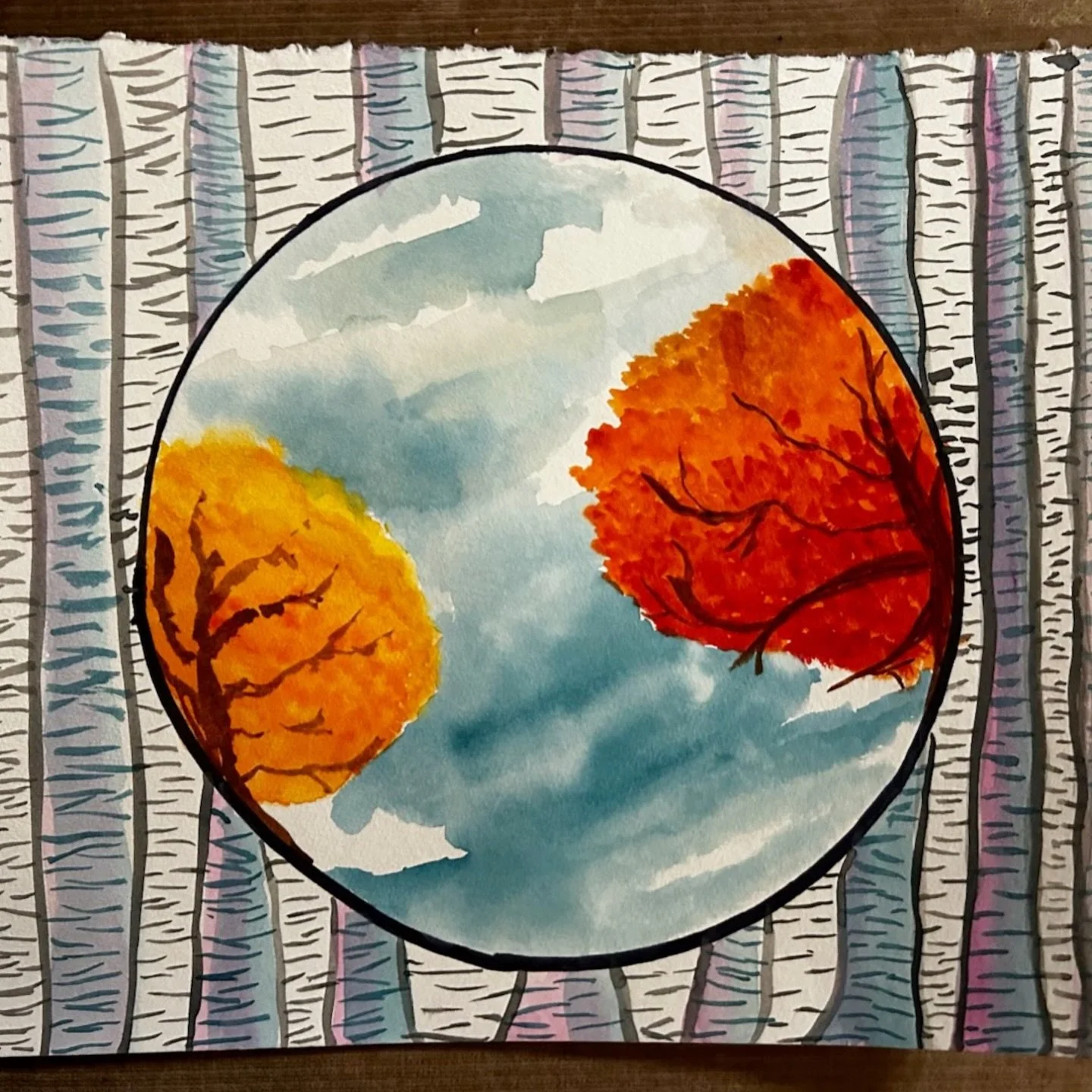 On this snowy day, we want to share an art therapy prompt to help you reflect on your SELF. This one comes from our Masters in Art Therapy and Counseling intern, Gretchen: 

During times of stress and worry, sometimes looking for what we need to refl