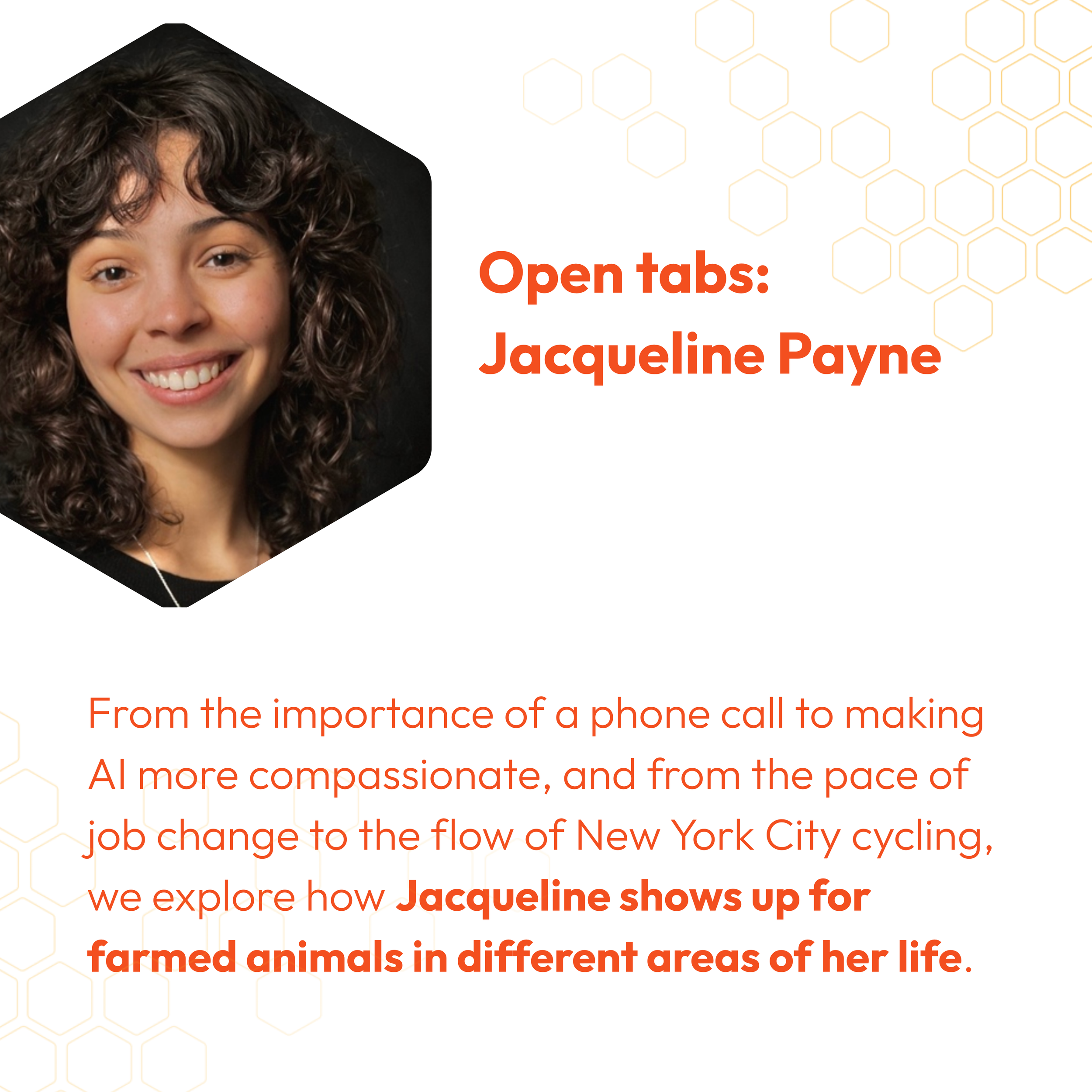 Open tabs: Jacqueline Payne
