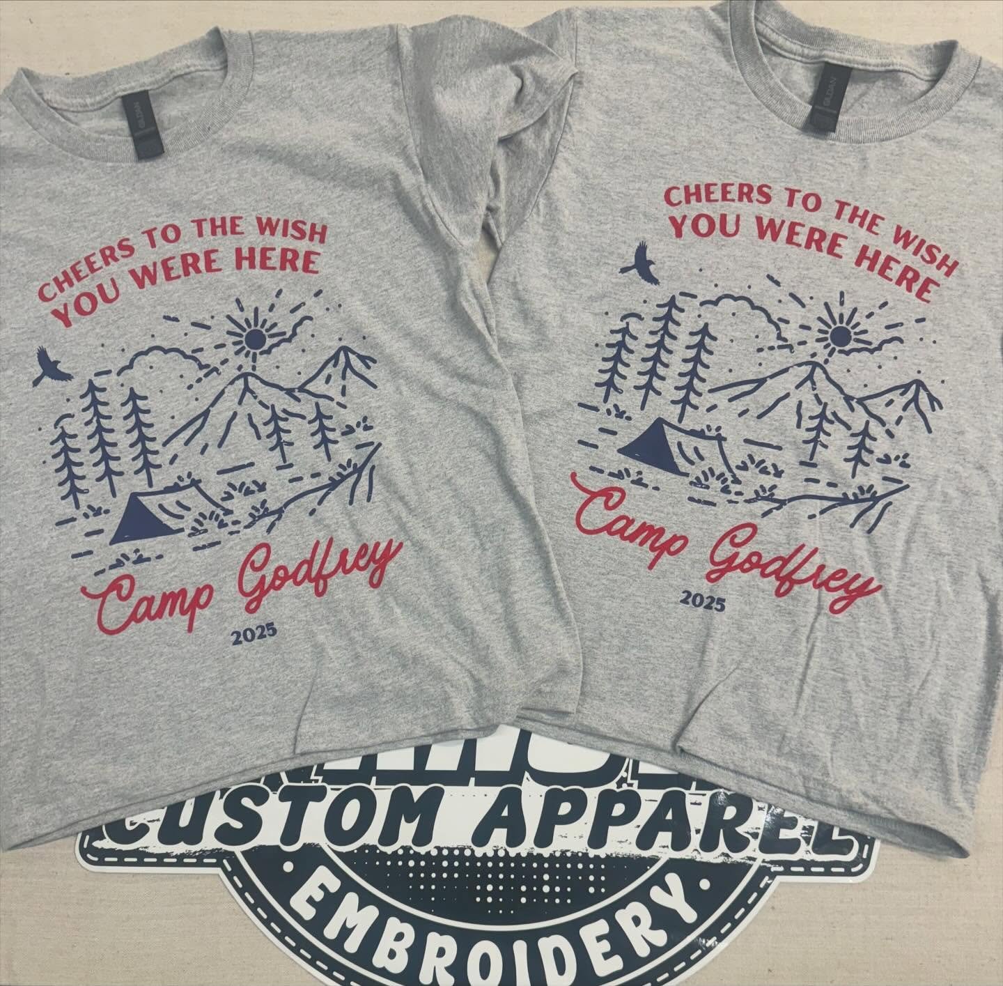 Tees for the kids at Camp Godfrey!