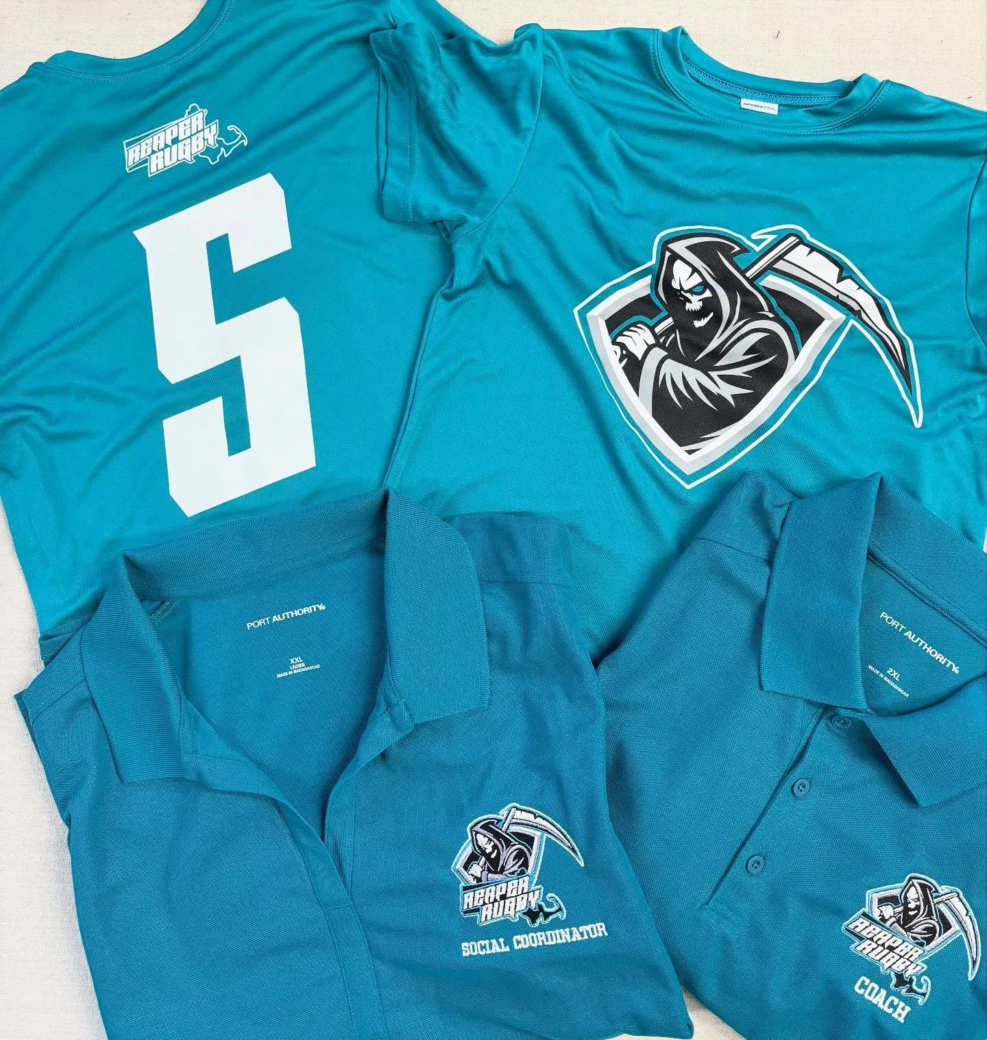 Polos and shirts for @reaperrugbyma