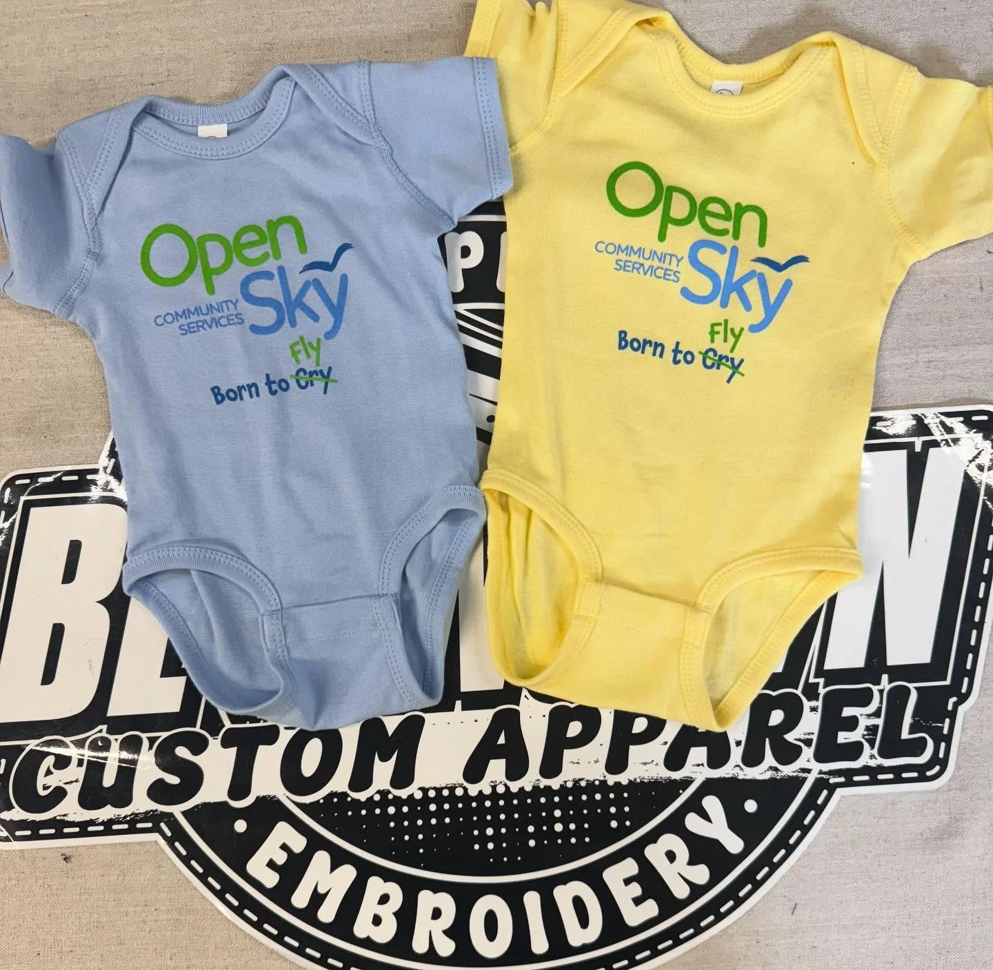 Onesies for our friends at @openskycs