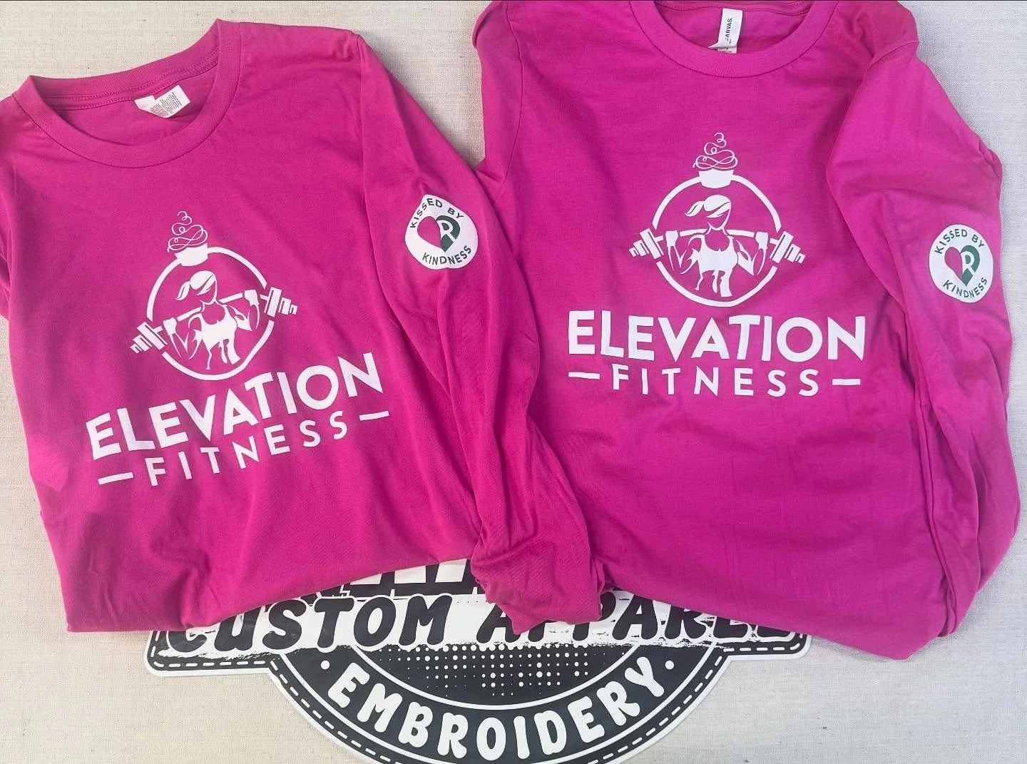 Long sleeve tees for @elevation_fitness_ca 💪