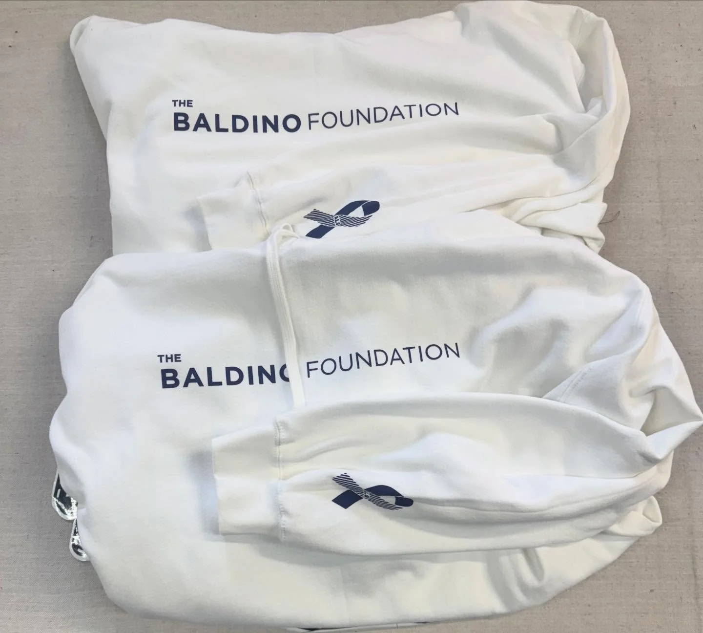 Hoodies for @thebaldinofoundation! You can visit their website thebaldinofoundation.org and read about Anthony&rsquo;s story and mission in their fight against ALS. You can donate directly on the website or there is also a link to purchase one of the