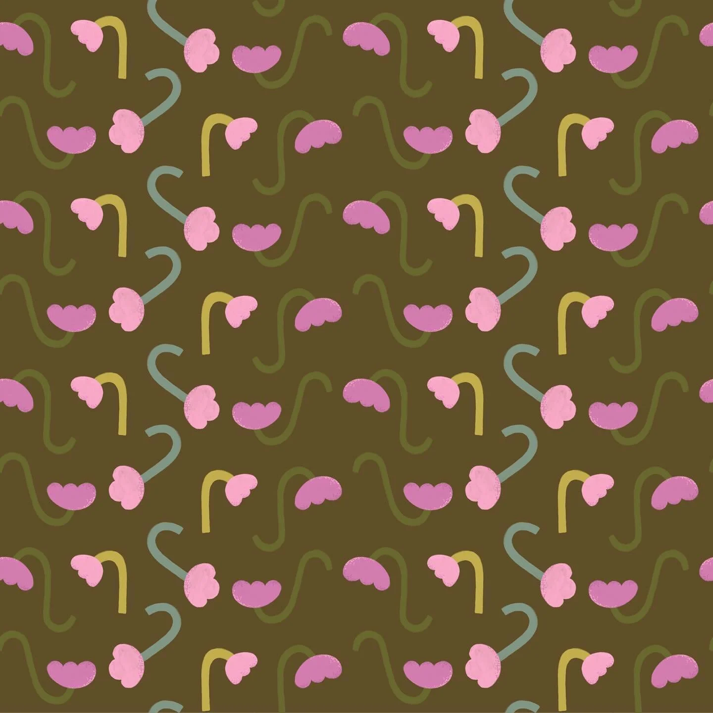 Been working on patterns for#leverageyourart2024 coffee shop concept. 😊 Do you see the lady in the first two patterns? 

#patterndesign #illustration #collection