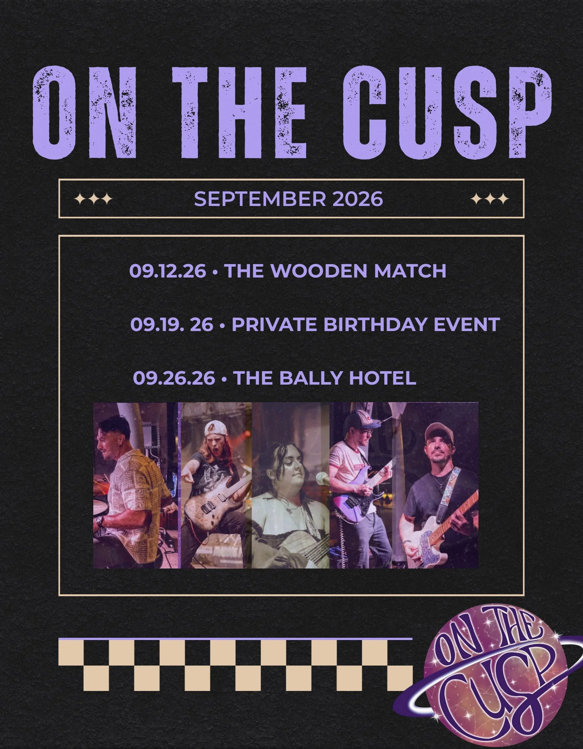 📣 reposted with an edit! 📣

We hope you will close out the summer with a bang with us 💜🎶🤘🏼

We&rsquo;ll be at @thewoodenmatchlv and @theballyhotel in September. We have fun and exciting things coming down the pipeline this fall! 💜🎃🍂🎶

#onth