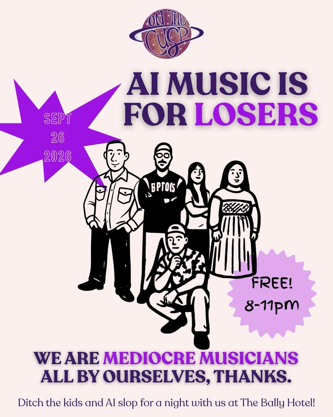 📍The Bally Hotel 
🗓️ September 26 
⏰ 8-11pm 

Mark your calendars&hellip; we&rsquo;re coming back to Bally! 

And if this post looks familiar yes it was reposted unironically with an error the first time 🤣😭