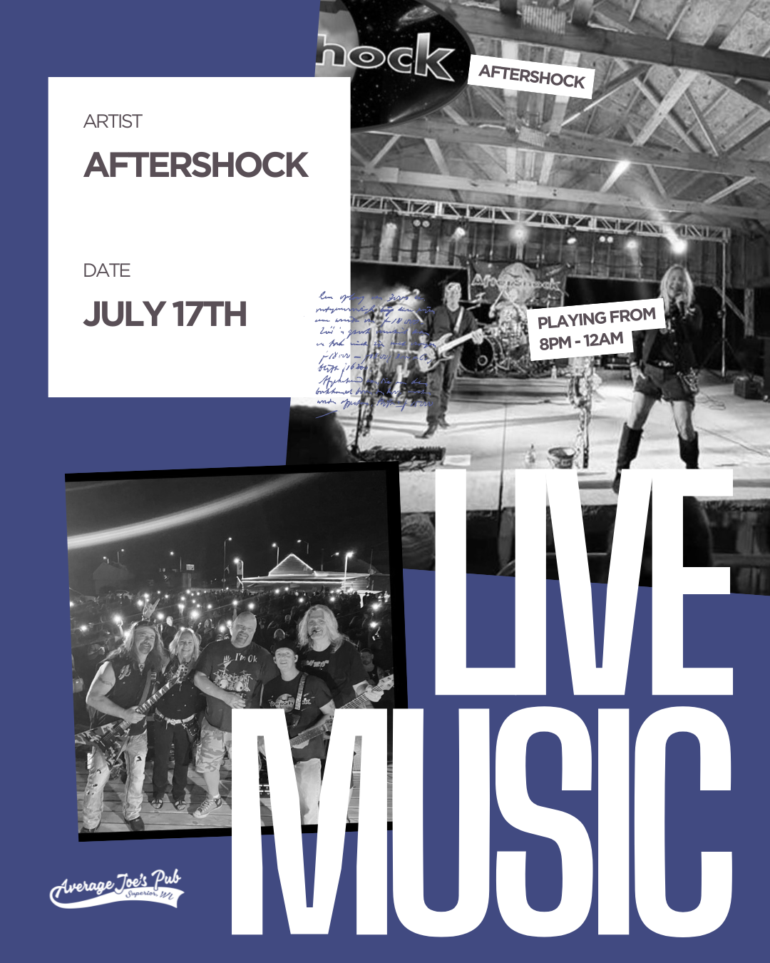 Live Music w/ Aftershock