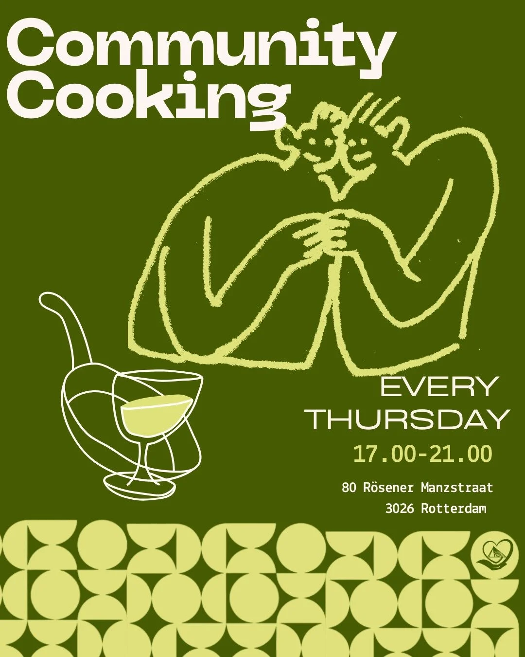 Free meals, anti waste and a good time!

Every Thursday, Buurtbuik prepares free and healthy meals with rescued food from the Market Fisheries Square Rotterdam-West. Join us to cook a delicious meal for the neighborhood.

⏱️17.00-19.00 every Thursday