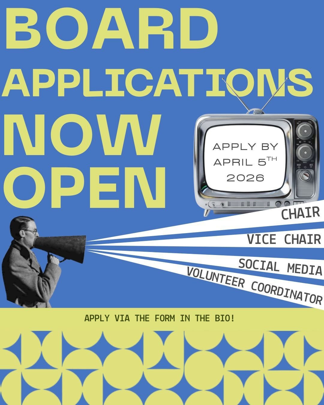 Join the team of EUC Takes Part 2026-27!
Want to lead, design, coordinate, or connect the EUC community?

Now&rsquo;s your chance to be part of the 2026&ndash;27 team!

✨ Positions:
Chair 🪑 | Vice-Chair 🪑
Volunteer Coordinator 📣 | Social Media &am