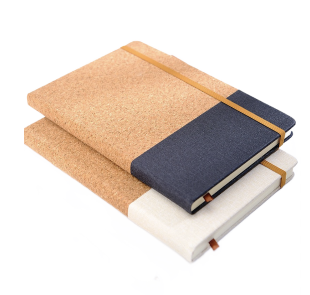 Eco-Conscious Cork-Covered Notebook