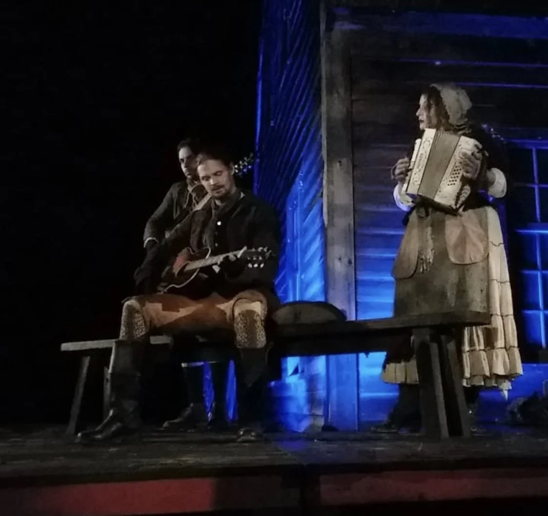 Ben as Brohm Bones in the immersive production of Sleepy Hollow in Sturbridge, Massachusetts 