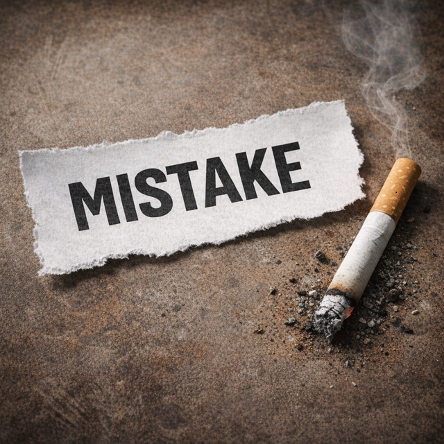 Blog 2: Five major mistakes smokers make when trying to quit smoking