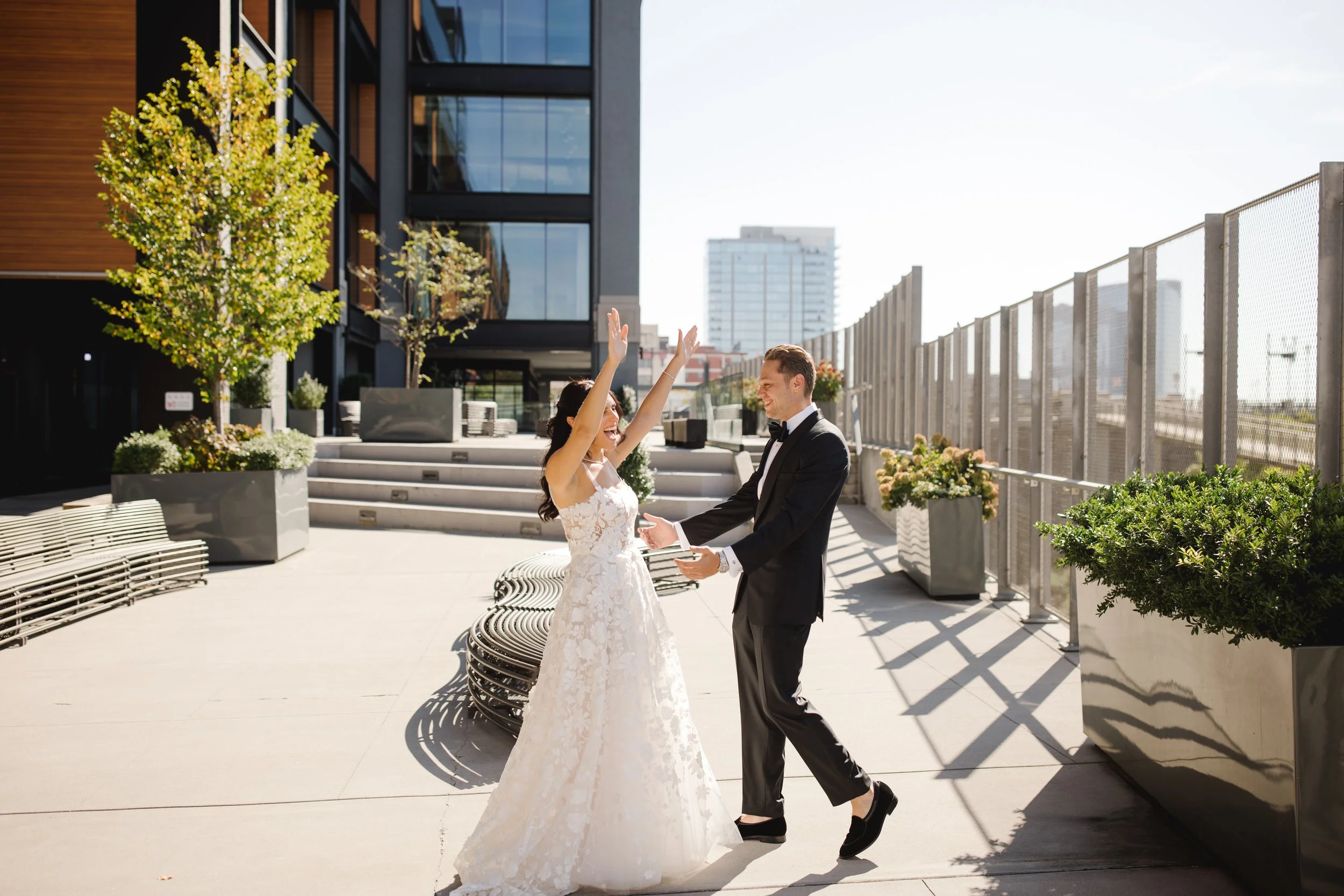 Urban Philadelphia Wedding Transportation on Cescaphe Trolleys.jpg