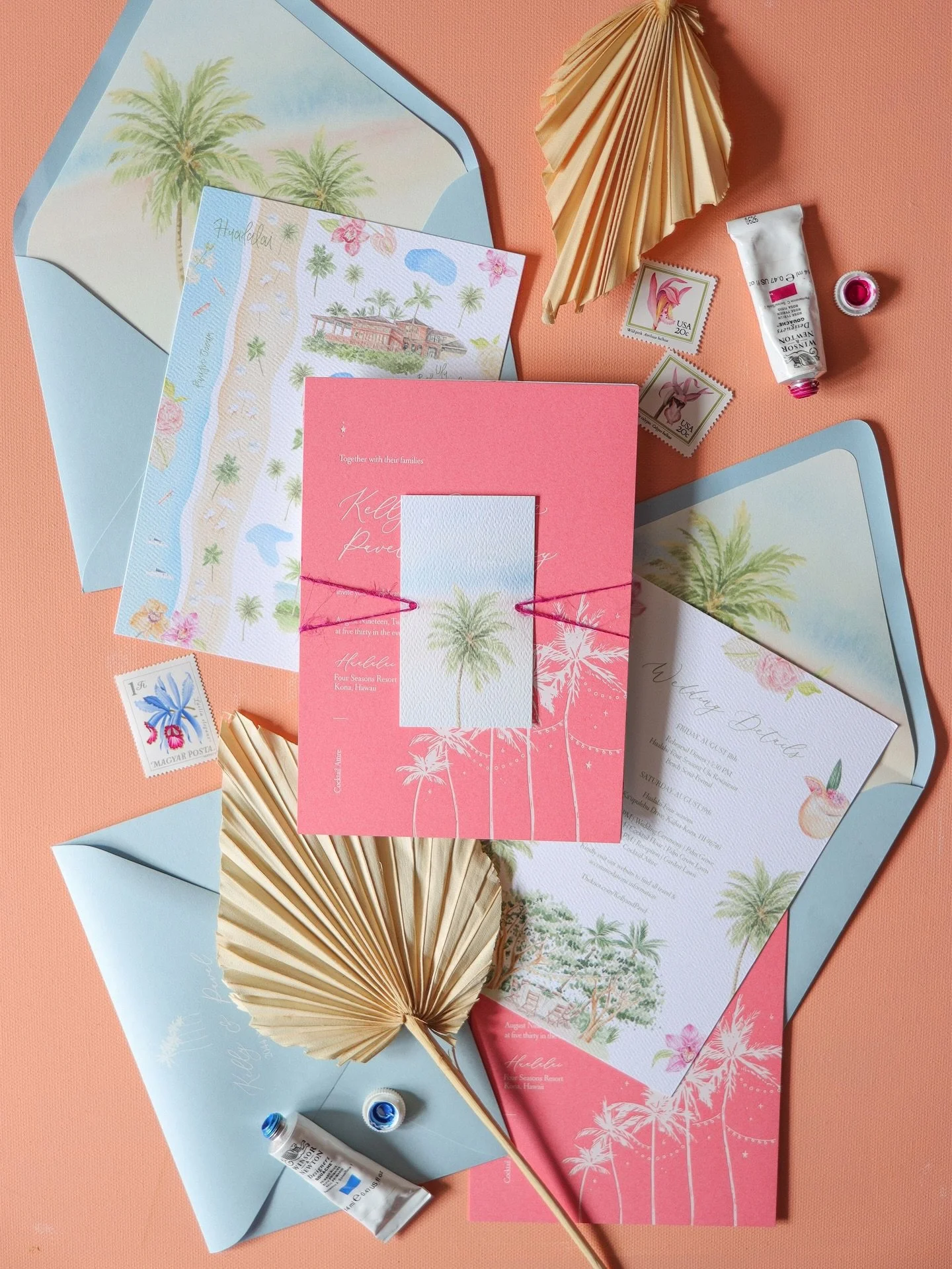 The Island Party Suite - one of our most loved suites of all time! 🌴

Popular suites always make for great semi-custom candidates! And sometimes loving a popular suite just means you love our stationery style and you&rsquo;re on the right path. Whic